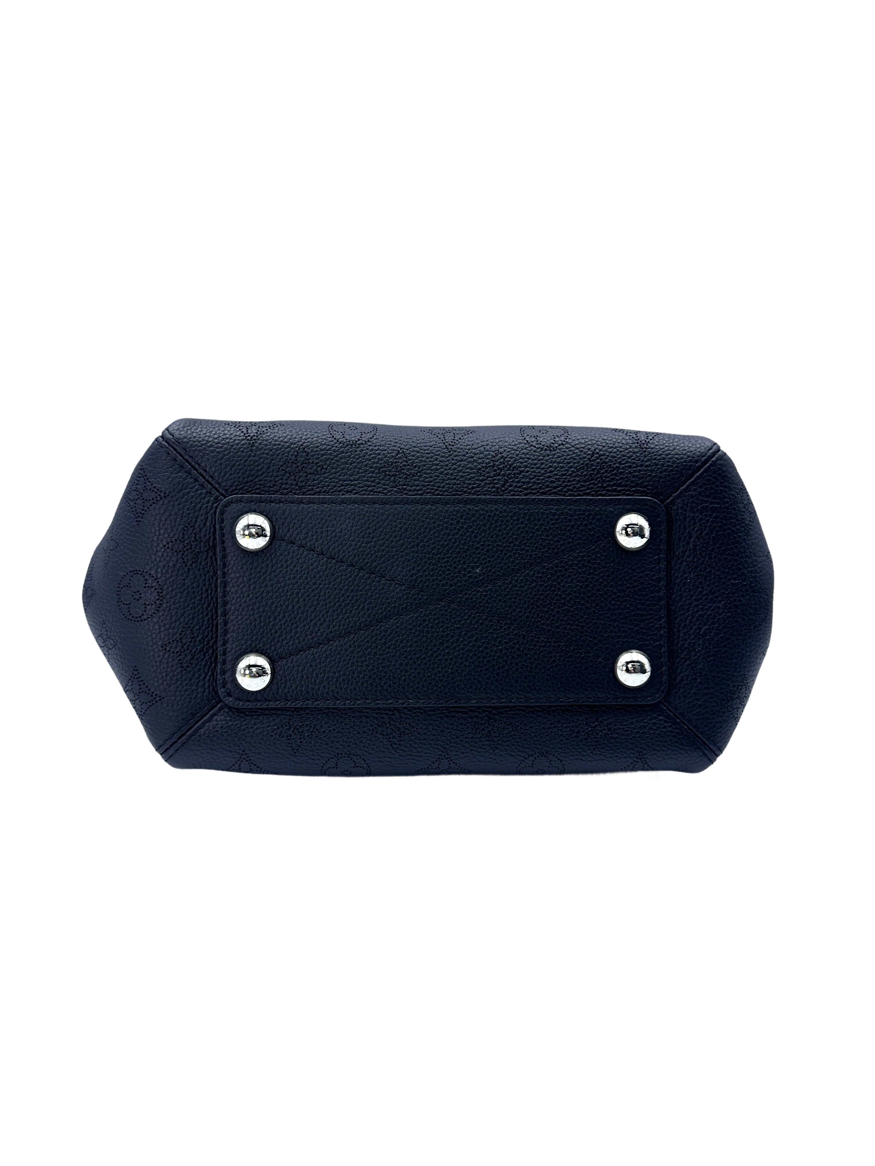 Louis Vuitton Mahina Babyone Black Perforated Leather Chain Bag LV2175