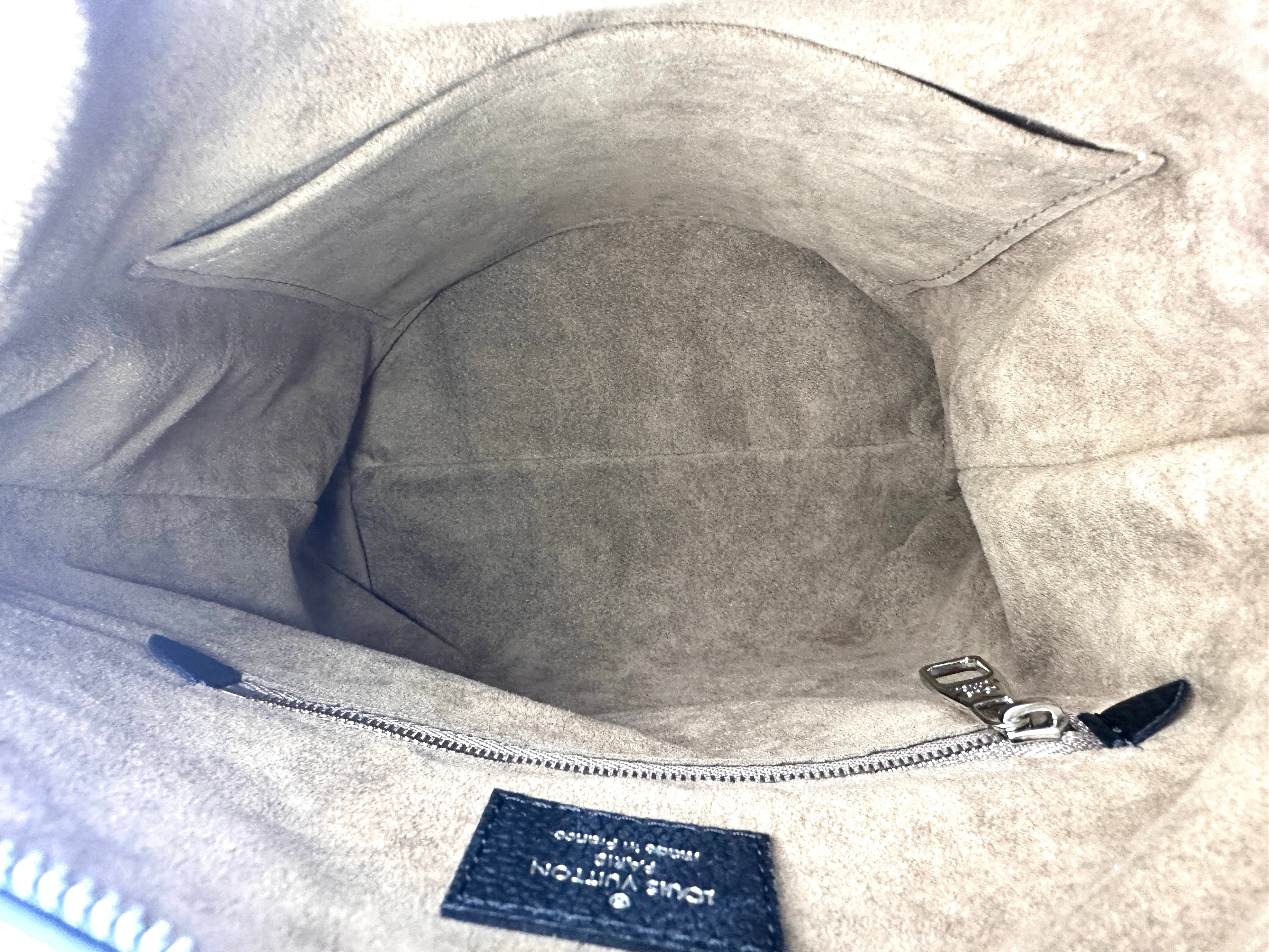 Louis Vuitton Mahina Babyone Black Perforated Leather Chain Bag LV2175