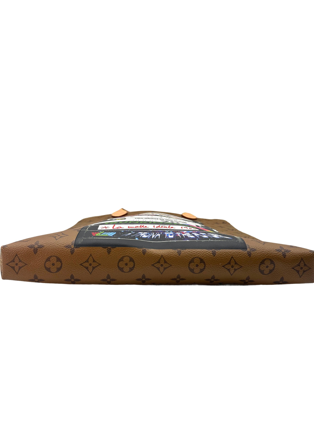 Louis Vuitton Carry It Monogram Reverse Video Print Tote Handle Bag LV2177