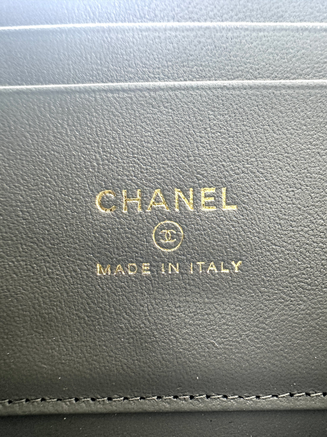 Chanel Grey Quilted Lambskin Top Handle Vanity Case(N5***T5) CC1559