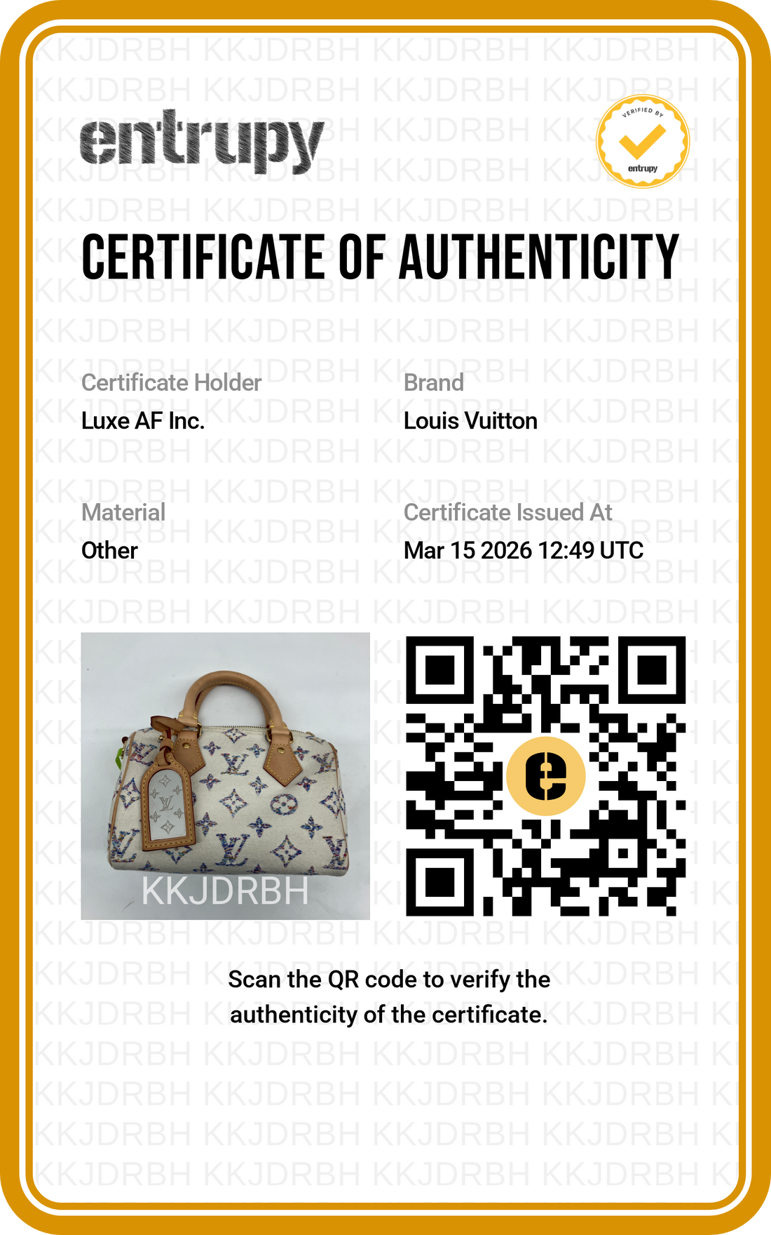 Louis Vuitton Nautical Nano Speedy20 White/Blue Monogram Jacquard Handle Bag LV2188