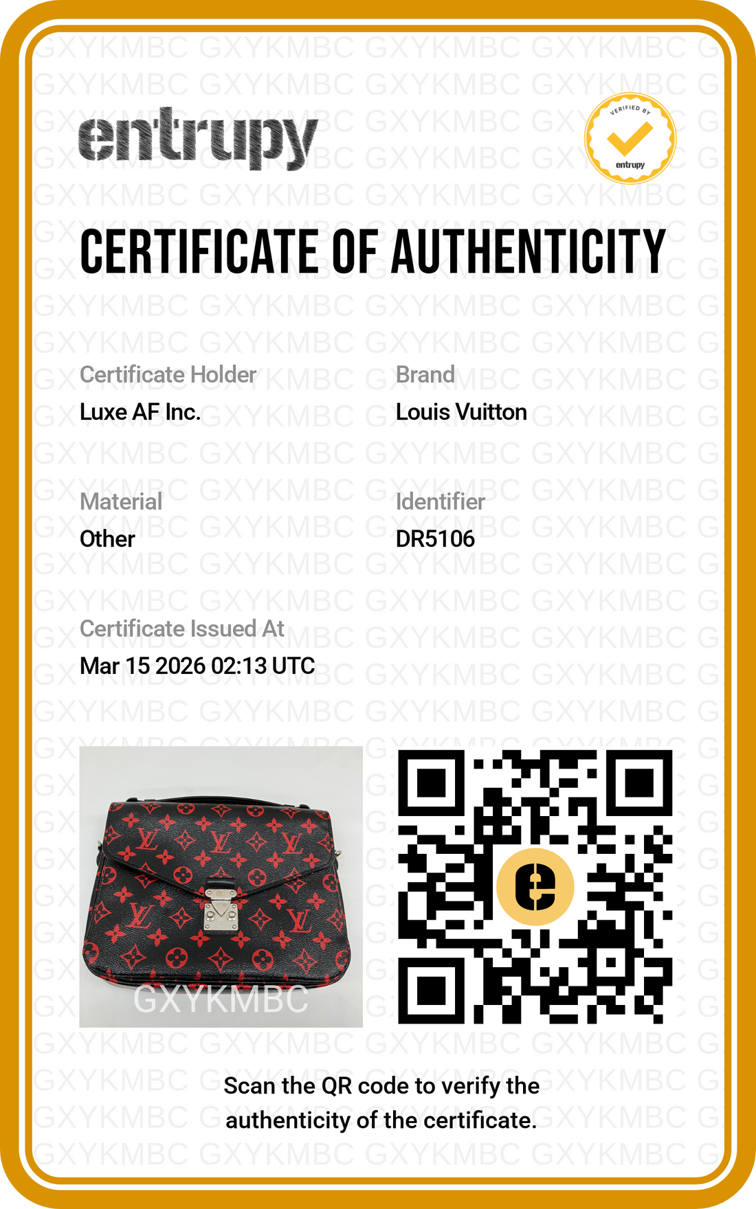 Louis Vuitton Pochette Metis Infrarouge Red/Black Monogram Canvas Shoulder Bag LV2167