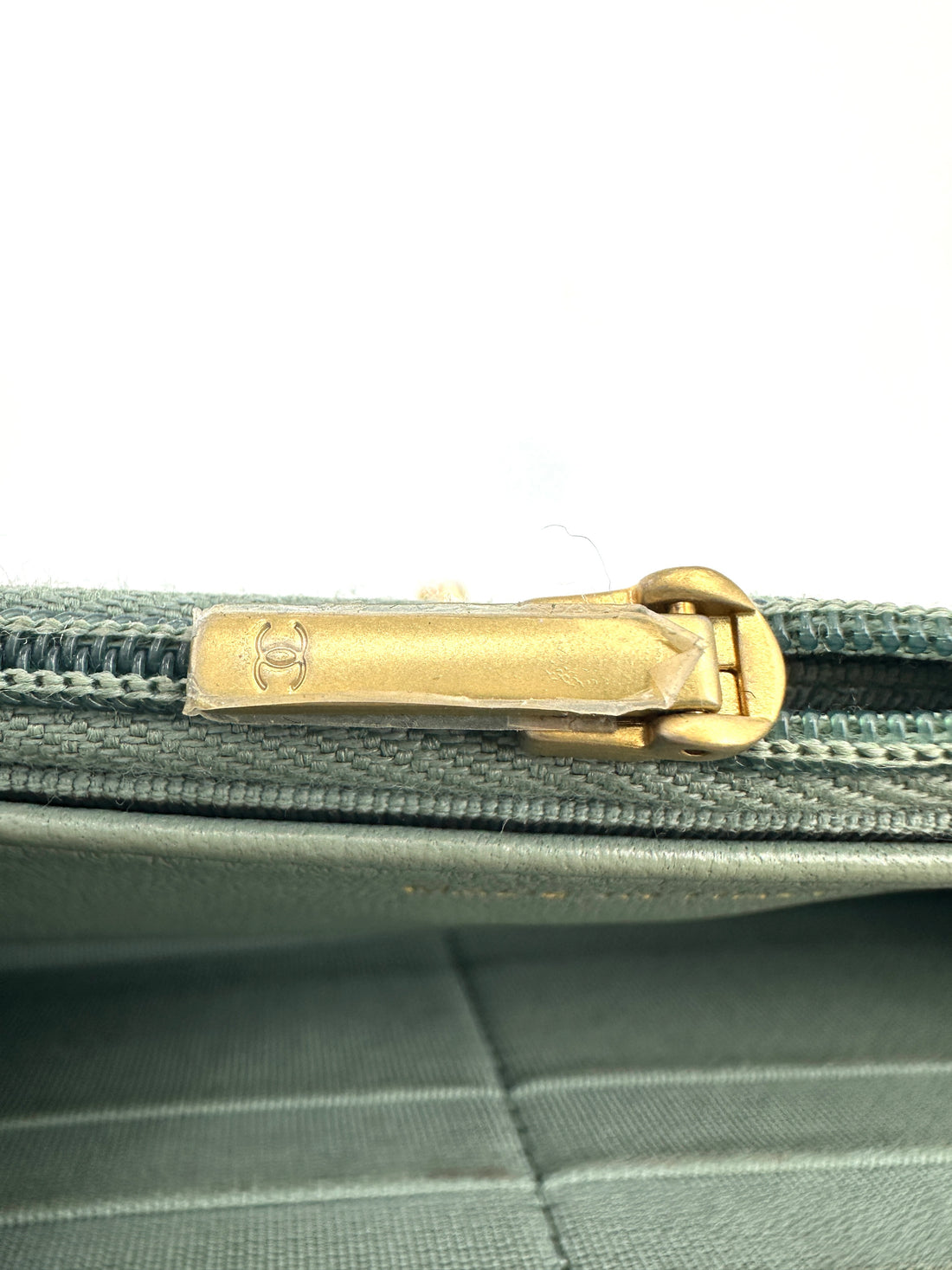 Chanel Blue Quilted Lambskin Wallet On Chain With Gold Hardware(AU***K5) CE1555