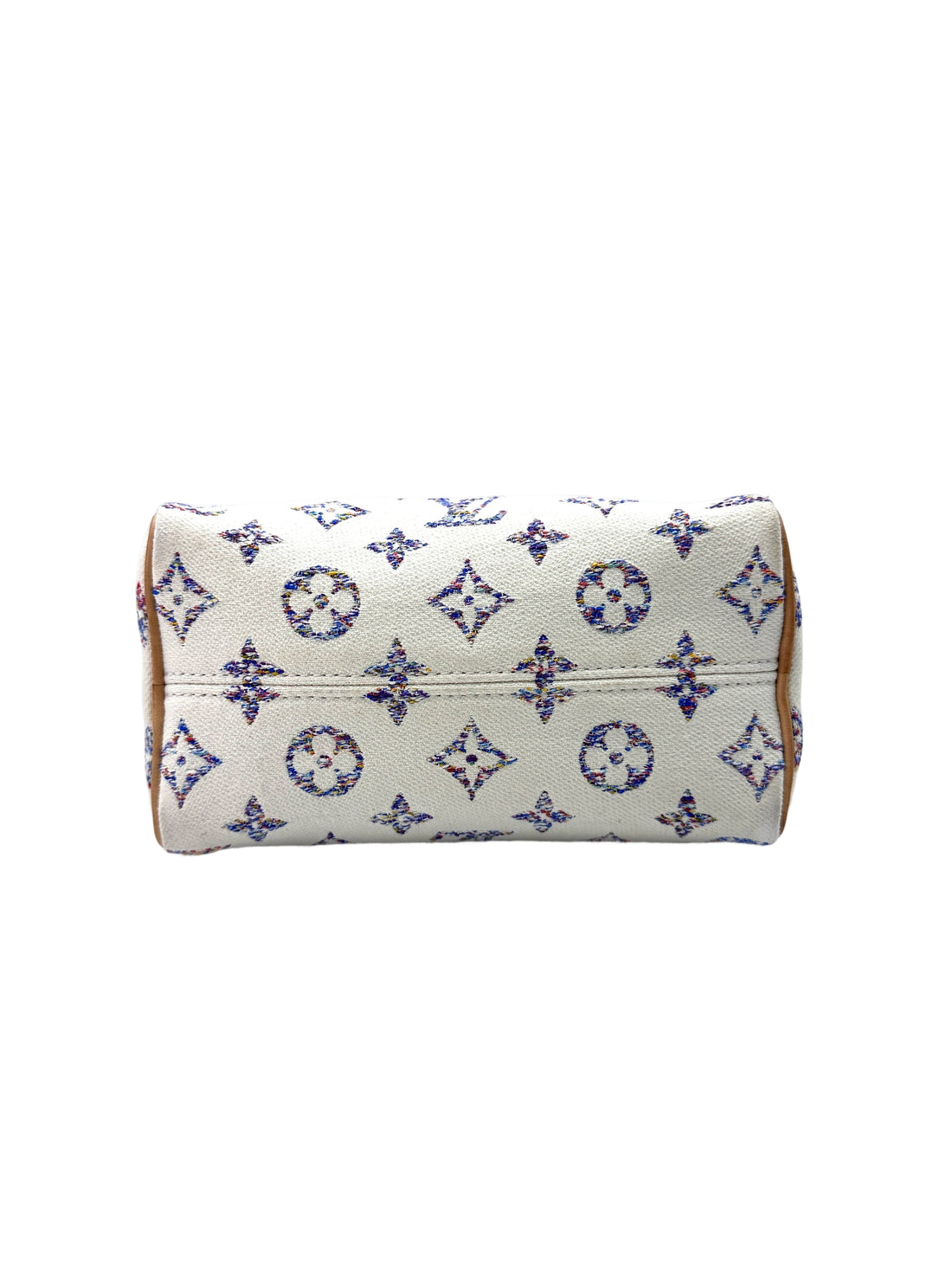 Louis Vuitton Nautical Nano Speedy20 White/Blue Monogram Jacquard Handle Bag LV2188