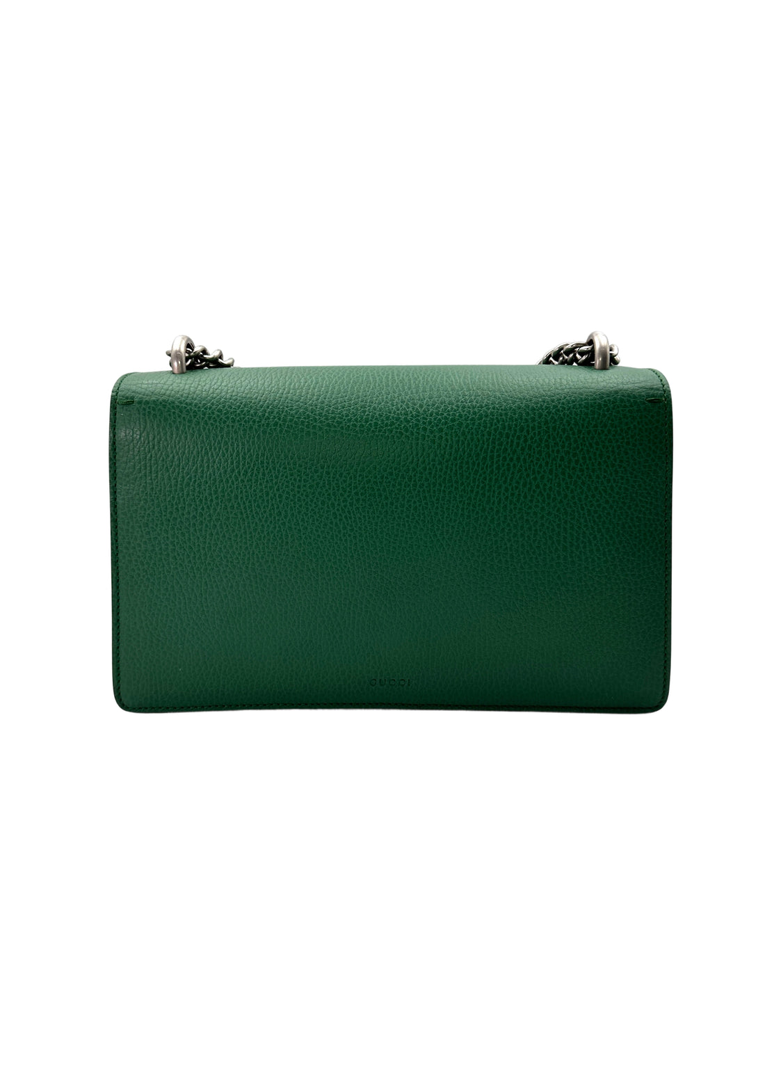 Gucci Dionysus Green Textured Leather Shoulder Bag GG764