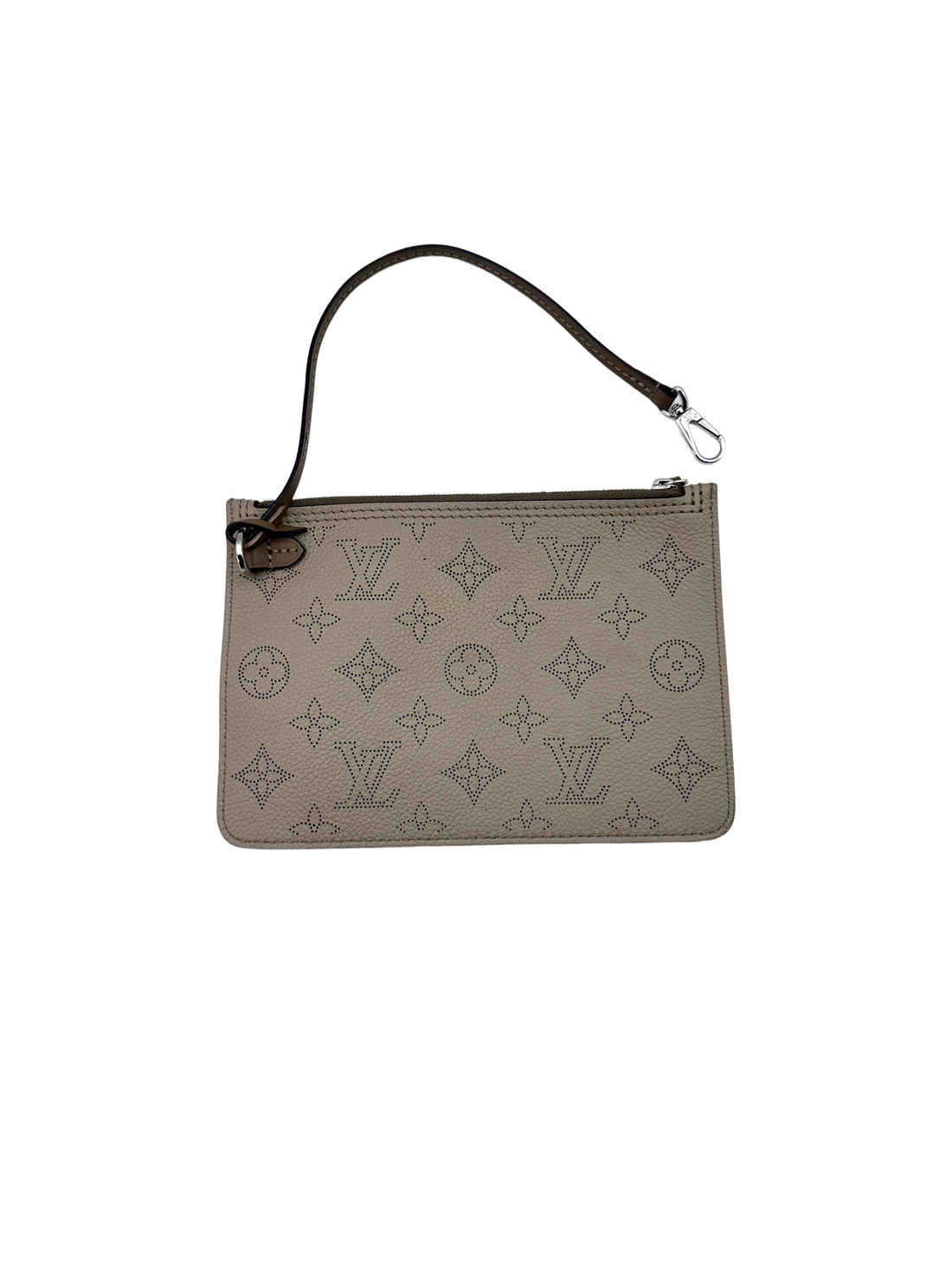Louis Vuitton Girolata Mahina Grey Monogram Perforated Leather Bucket Bag LV2183