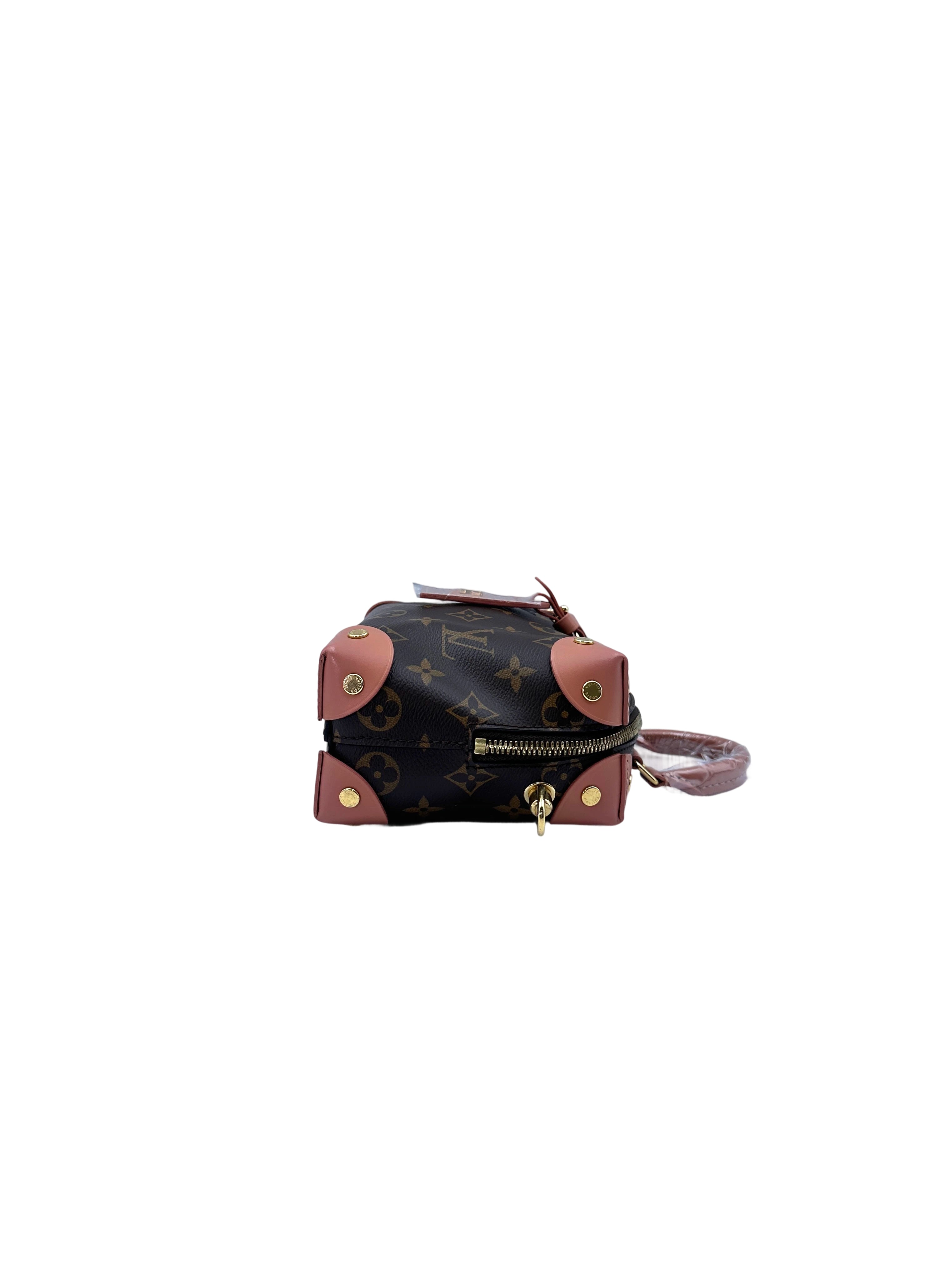 Louis Vuitton Petite Malle Souple Monogram Canvas Handle Bag LV2190