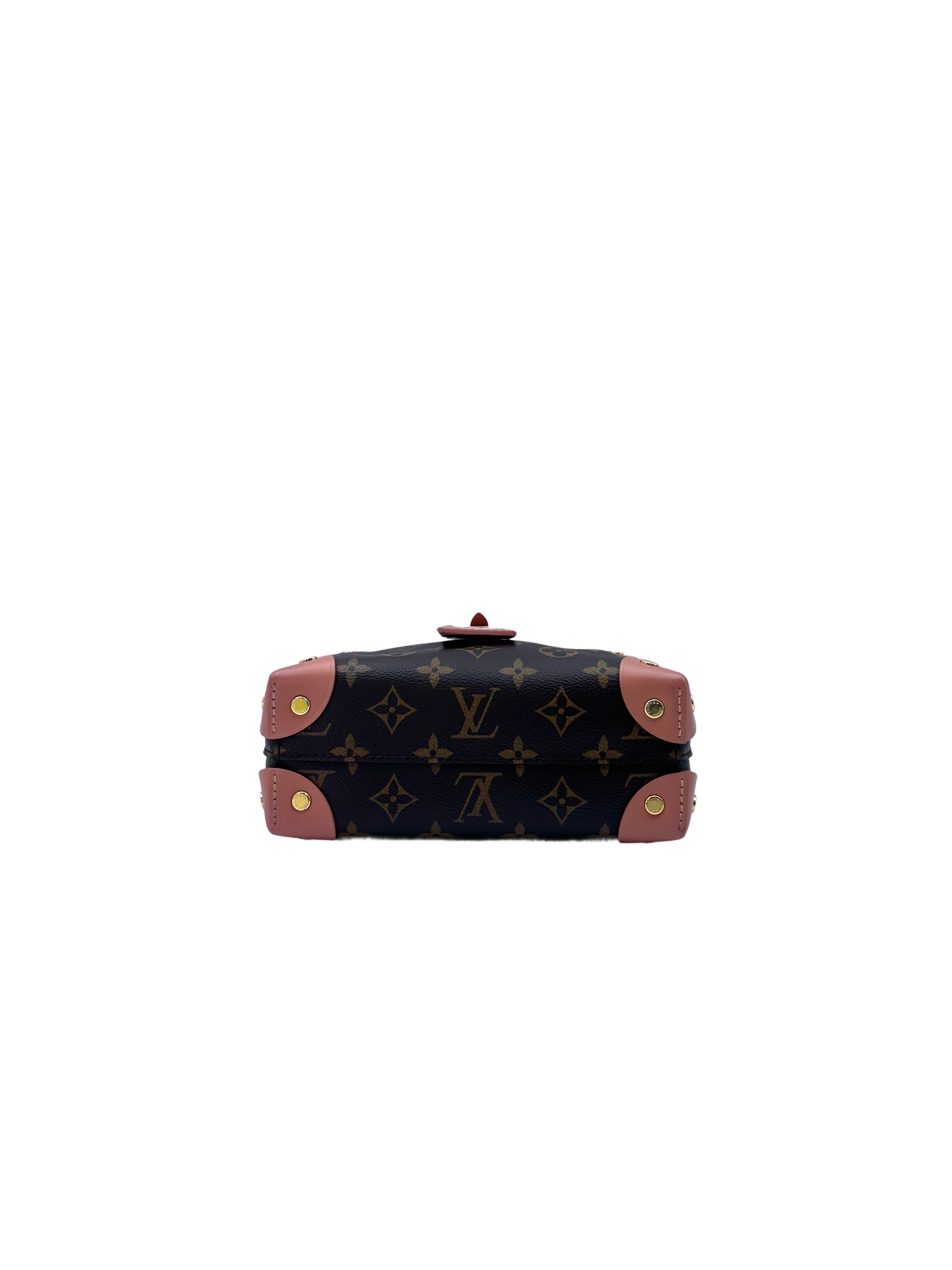 Louis Vuitton Petite Malle Souple Monogram Canvas Handle Bag LV2190