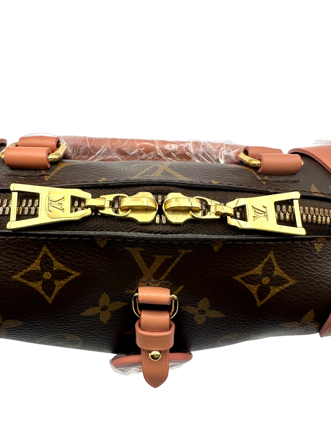 Louis Vuitton Petite Malle Souple Monogram Canvas Handle Bag LV2190