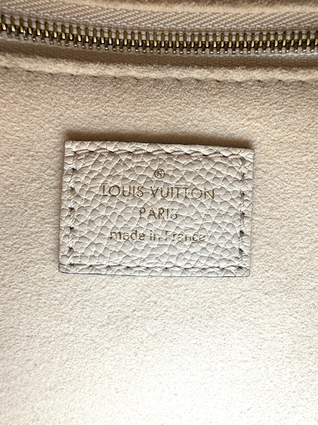 Louis Vuitton OnTheGo PM Beige/Brown Bicolor Monogram Empreinte Leather Handle Bag LV2193