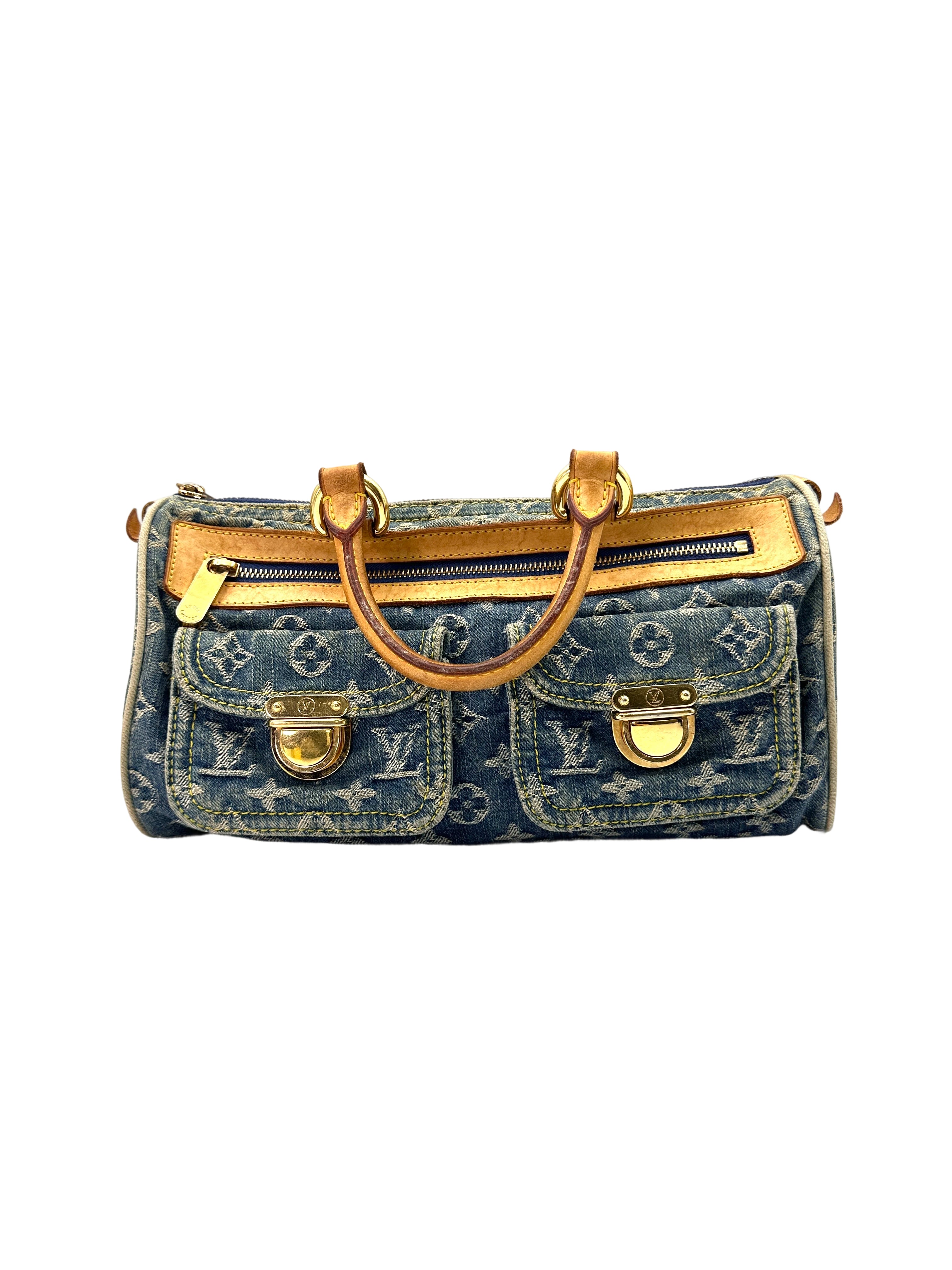 Louis Vuitton Blue Monogram Denim Neo Speedy Bag LV2197