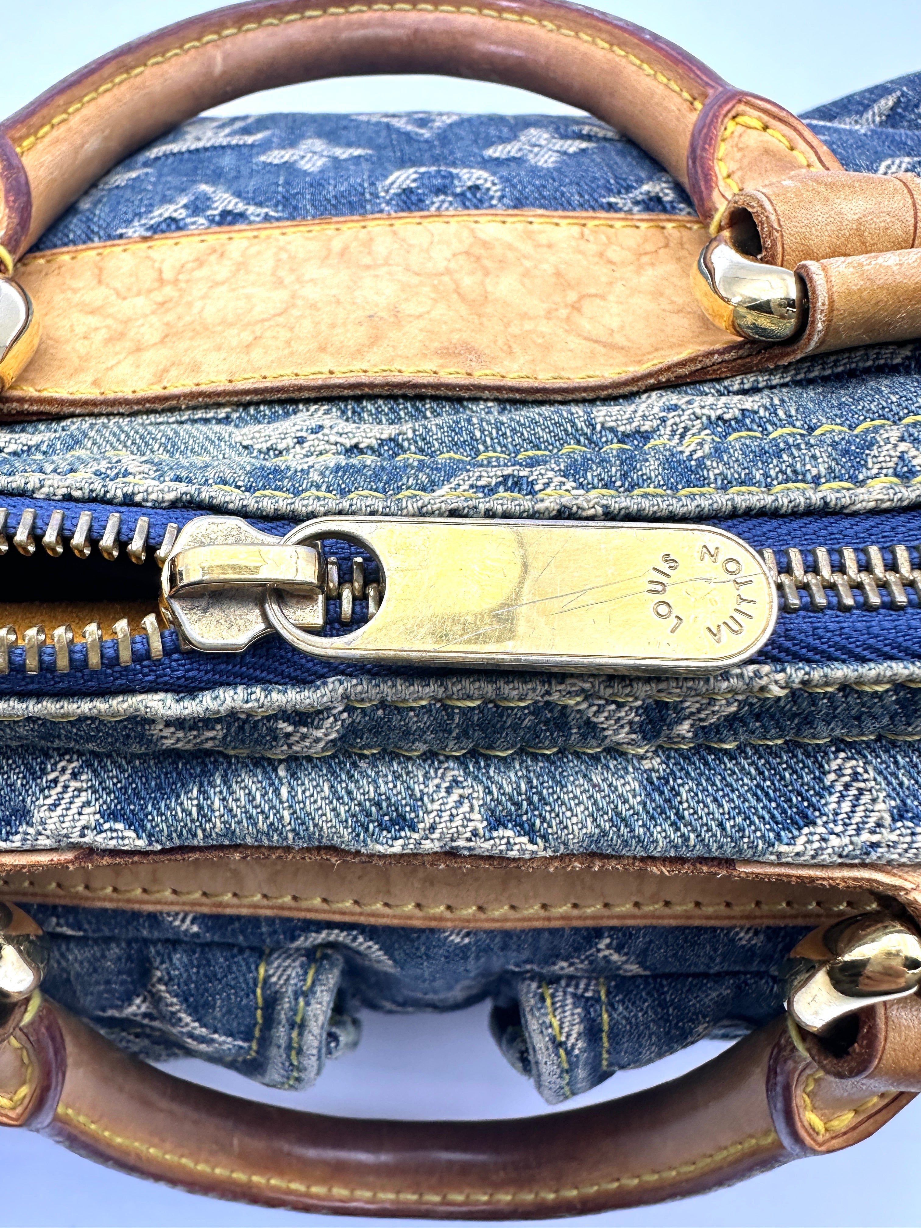 Louis Vuitton Blue Monogram Denim Neo Speedy Bag LV2197