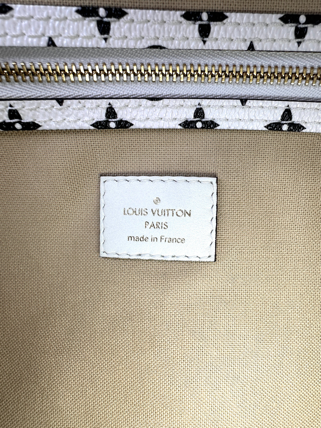 Louis Vuitton Summer 2019 Keepall50 Green/White Giant Monogram Leather Handle Bag IRIS078