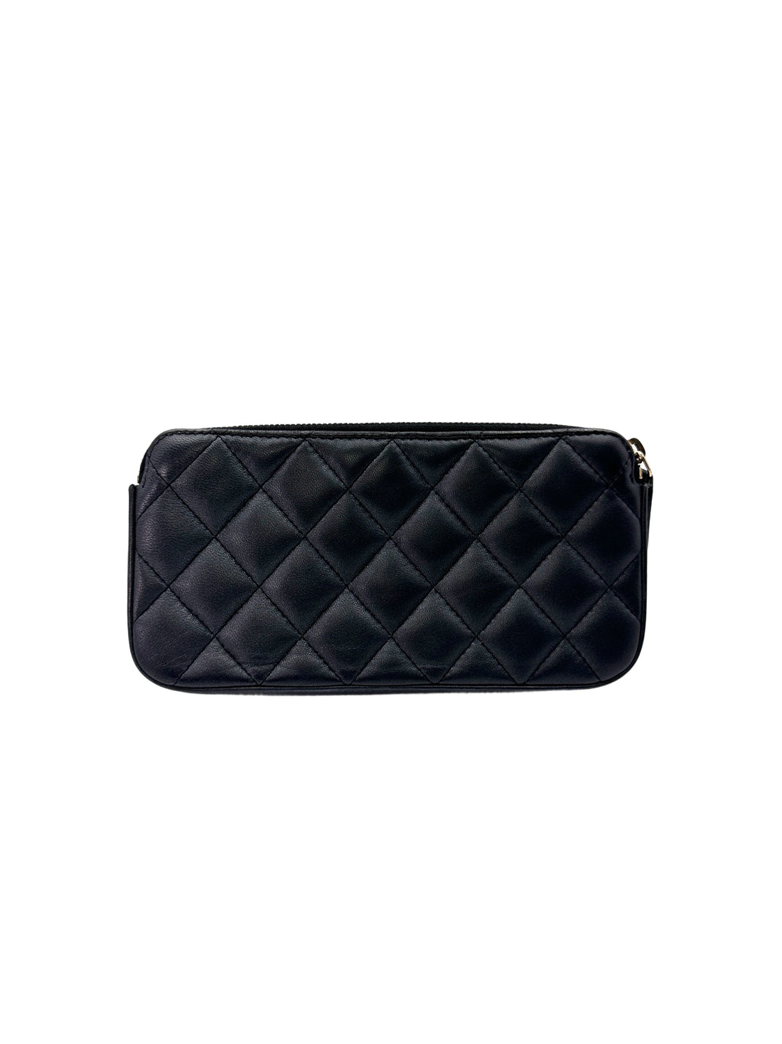 Chanel Classic Navy Quilted Lambskin Wallet On Chain(26***46) CC1569
