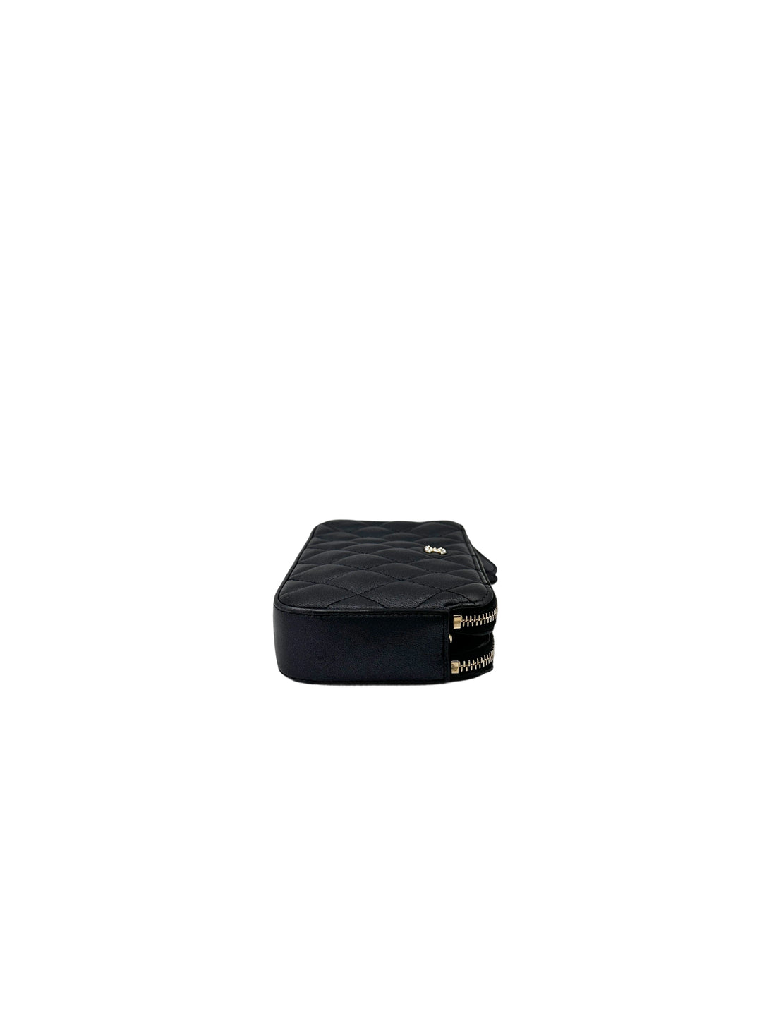 Chanel Classic Navy Quilted Lambskin Wallet On Chain(26***46) CC1569