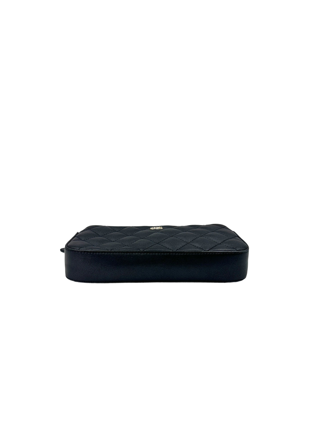 Chanel Classic Navy Quilted Lambskin Wallet On Chain(26***46) CC1569