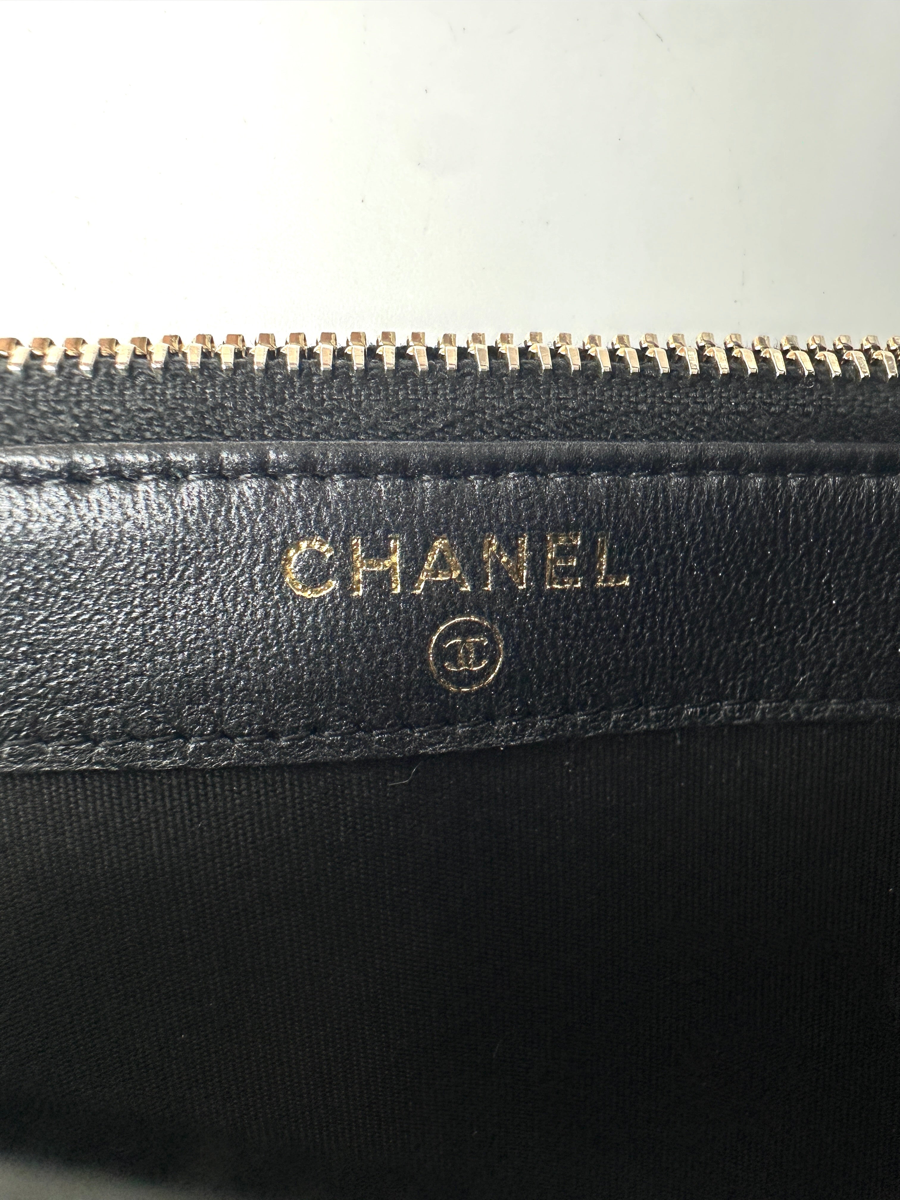 Chanel Classic Navy Quilted Lambskin Wallet On Chain(26***46) CC1569