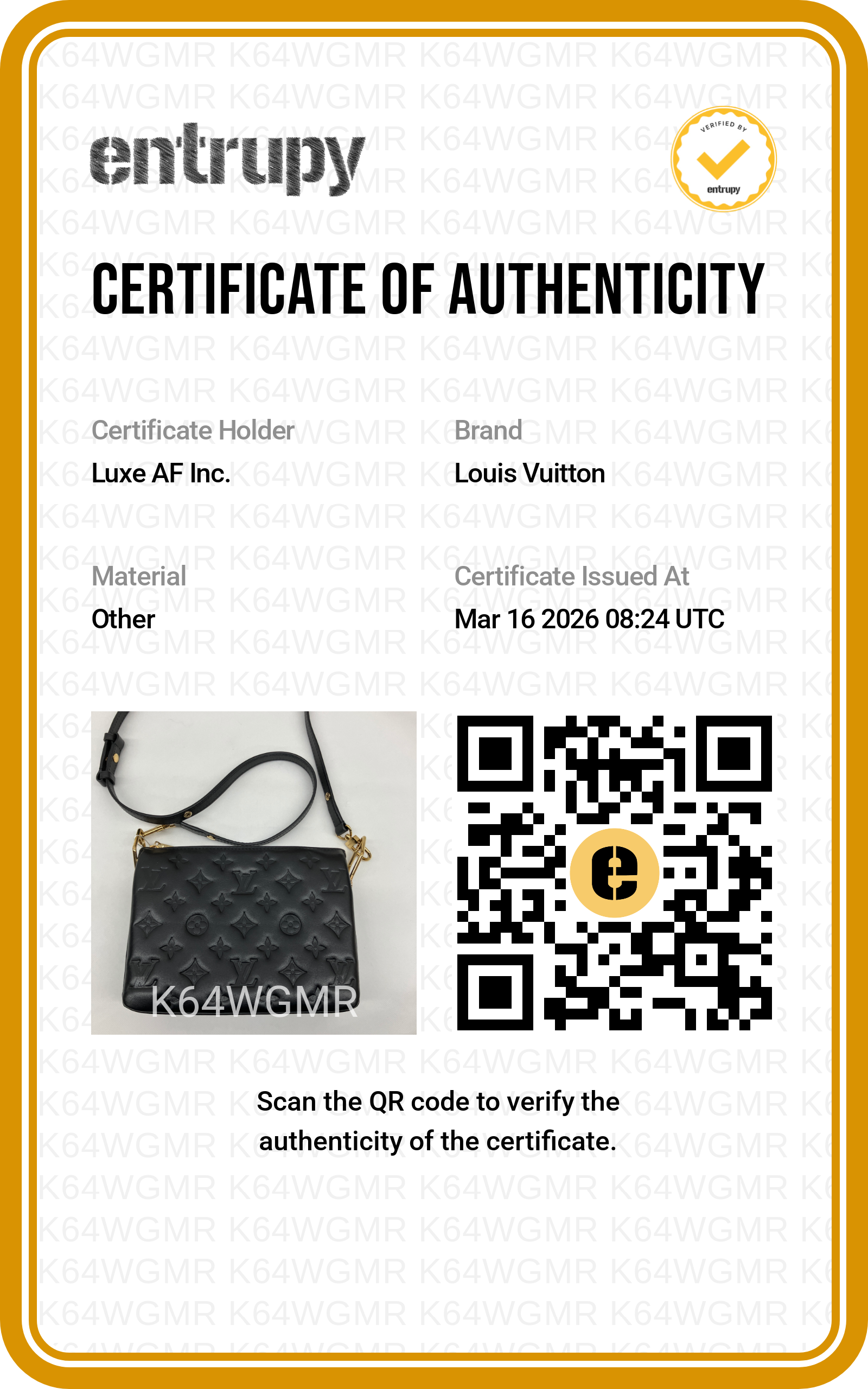 Louis Vuitton Coussin Black Monogram Embossed Leather Shoulder Bag IRIS081