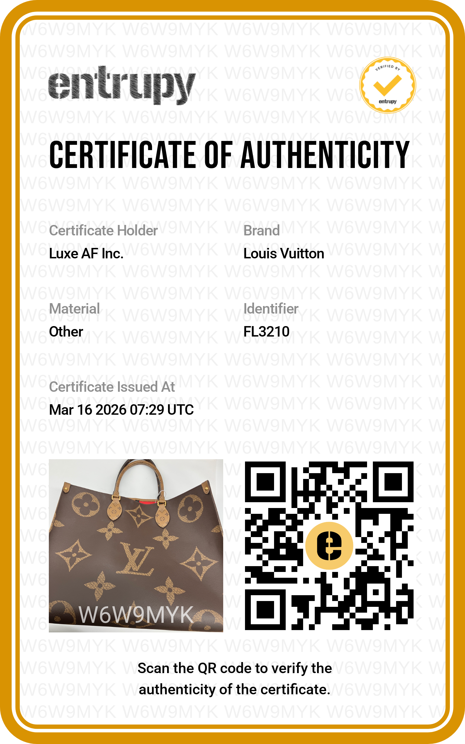 Louis Vuitton OnTheGo GM Brown Monogram Tote Handle Bag LV2246