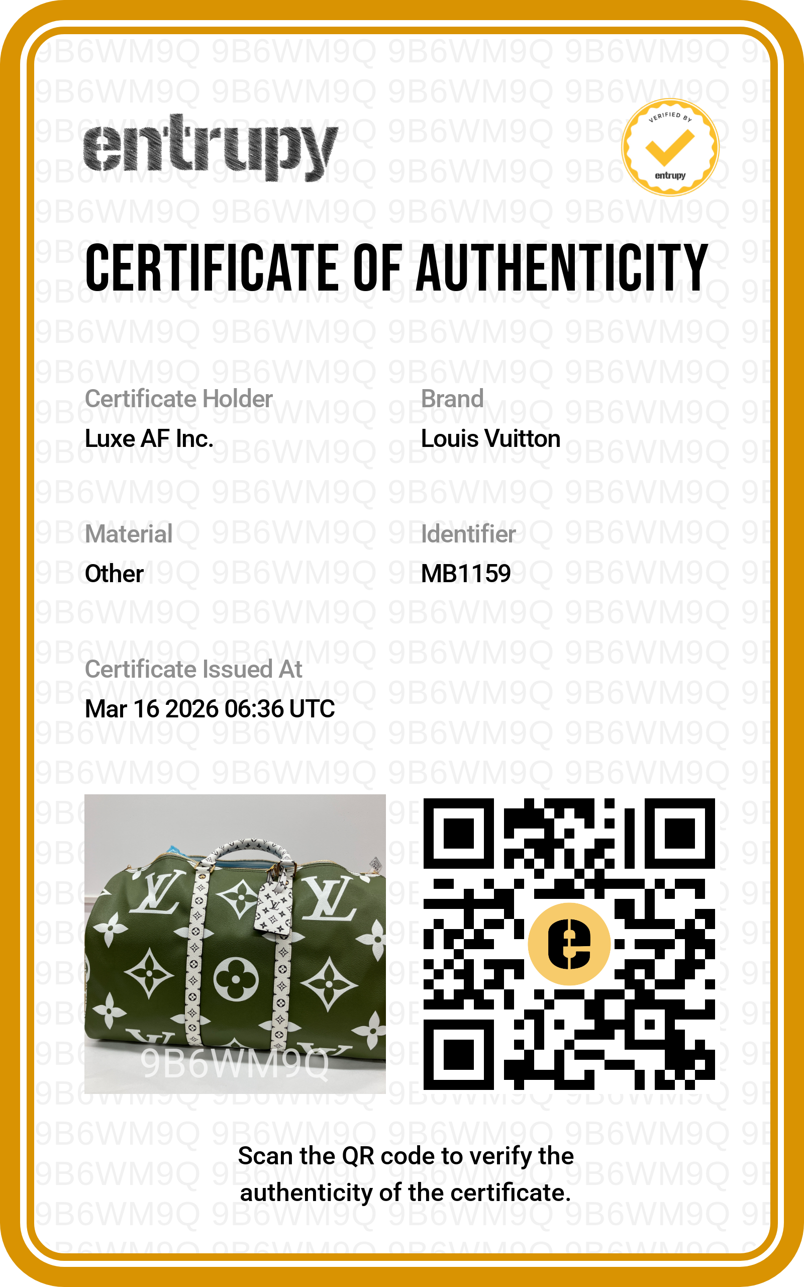 Louis Vuitton Summer 2019 Keepall50 Green/White Giant Monogram Leather Handle Bag IRIS078