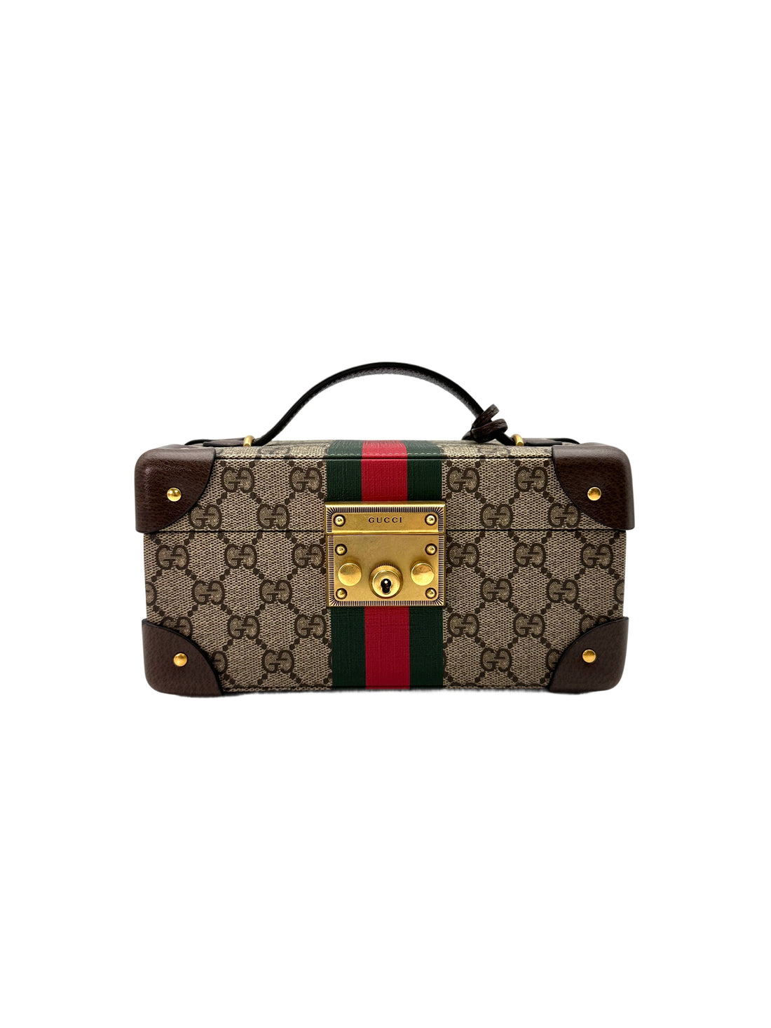 Gucci Savoy GG Supreme Monogram Rigid Trunk Box GG769