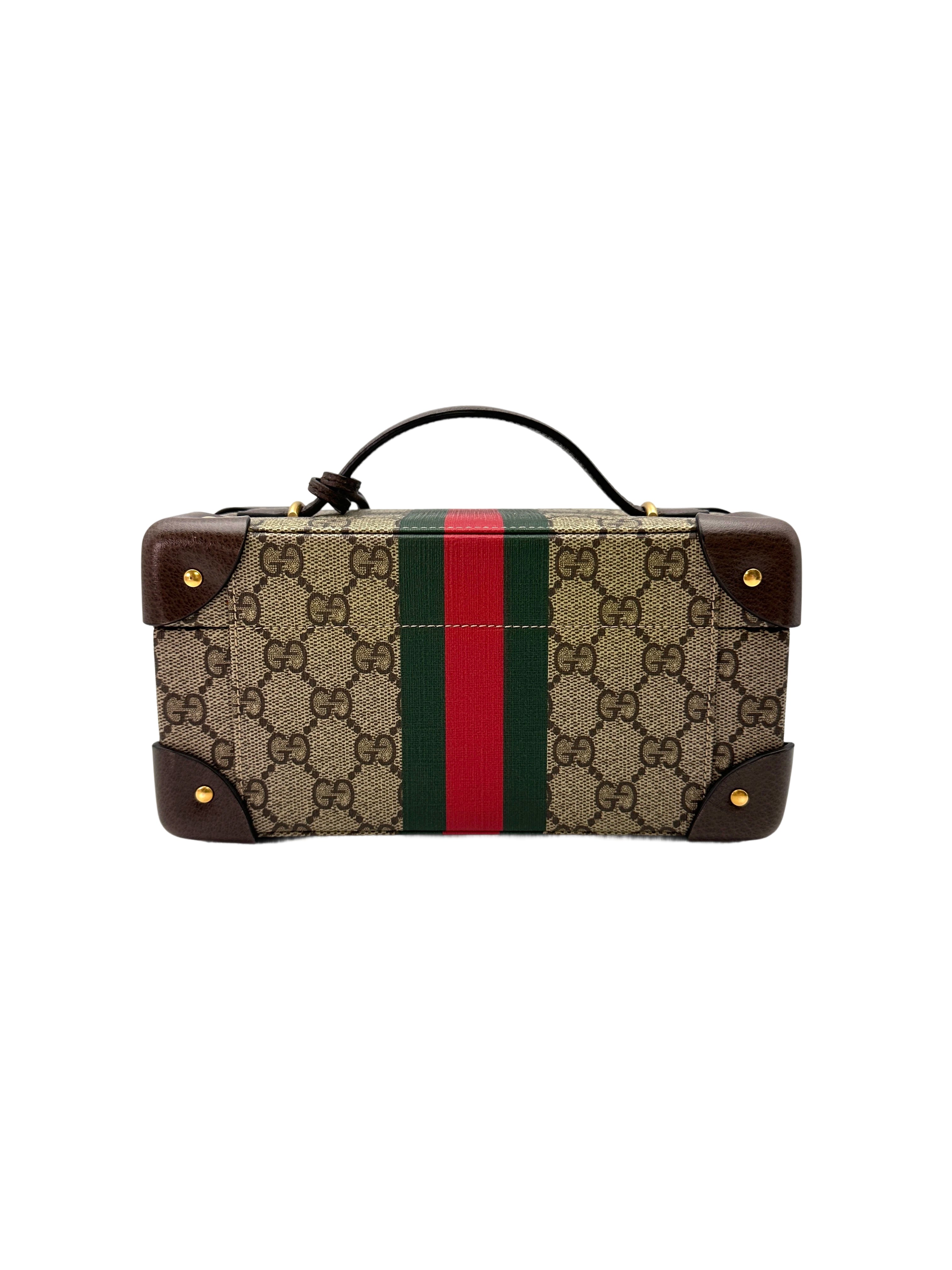 Gucci Savoy GG Supreme Monogram Rigid Trunk Box GG769