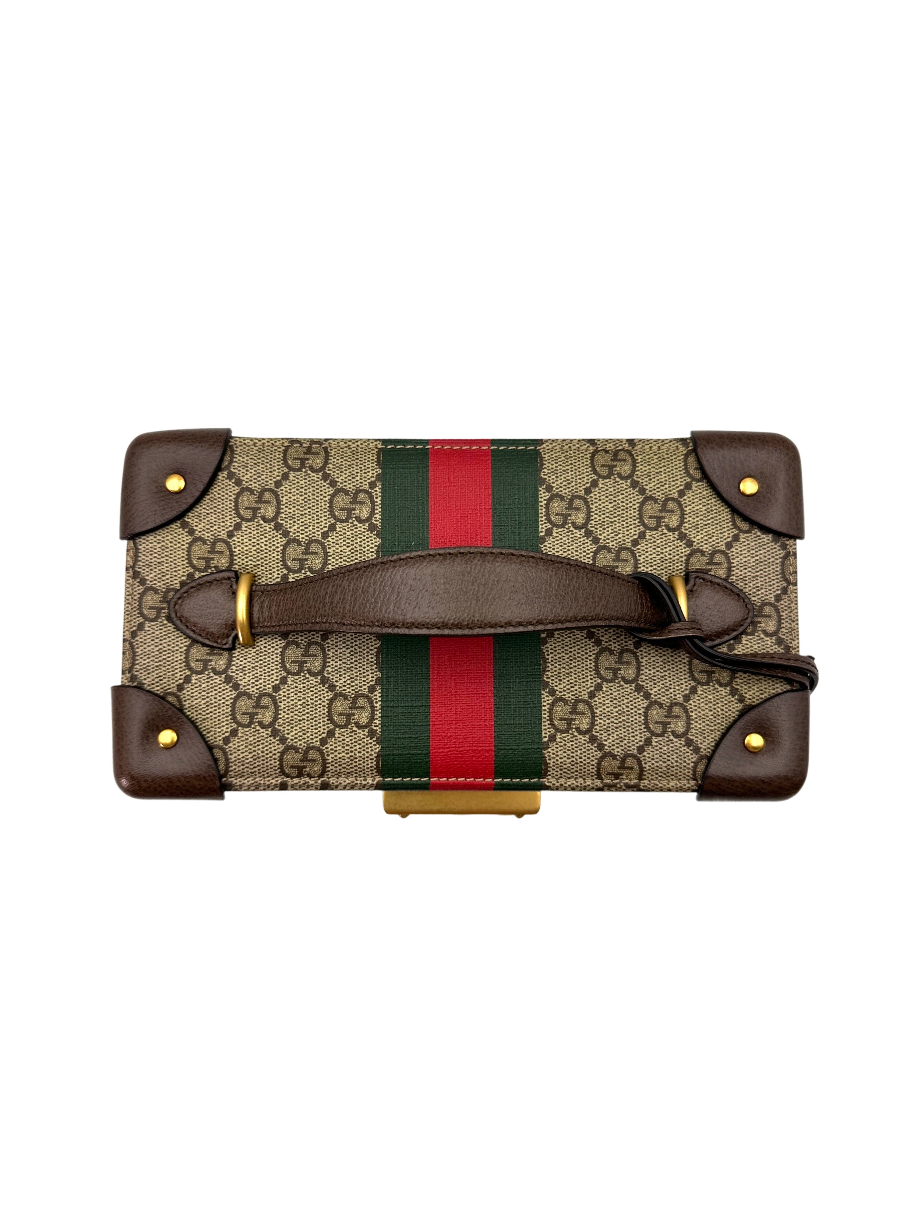Gucci Savoy GG Supreme Monogram Rigid Trunk Box GG769
