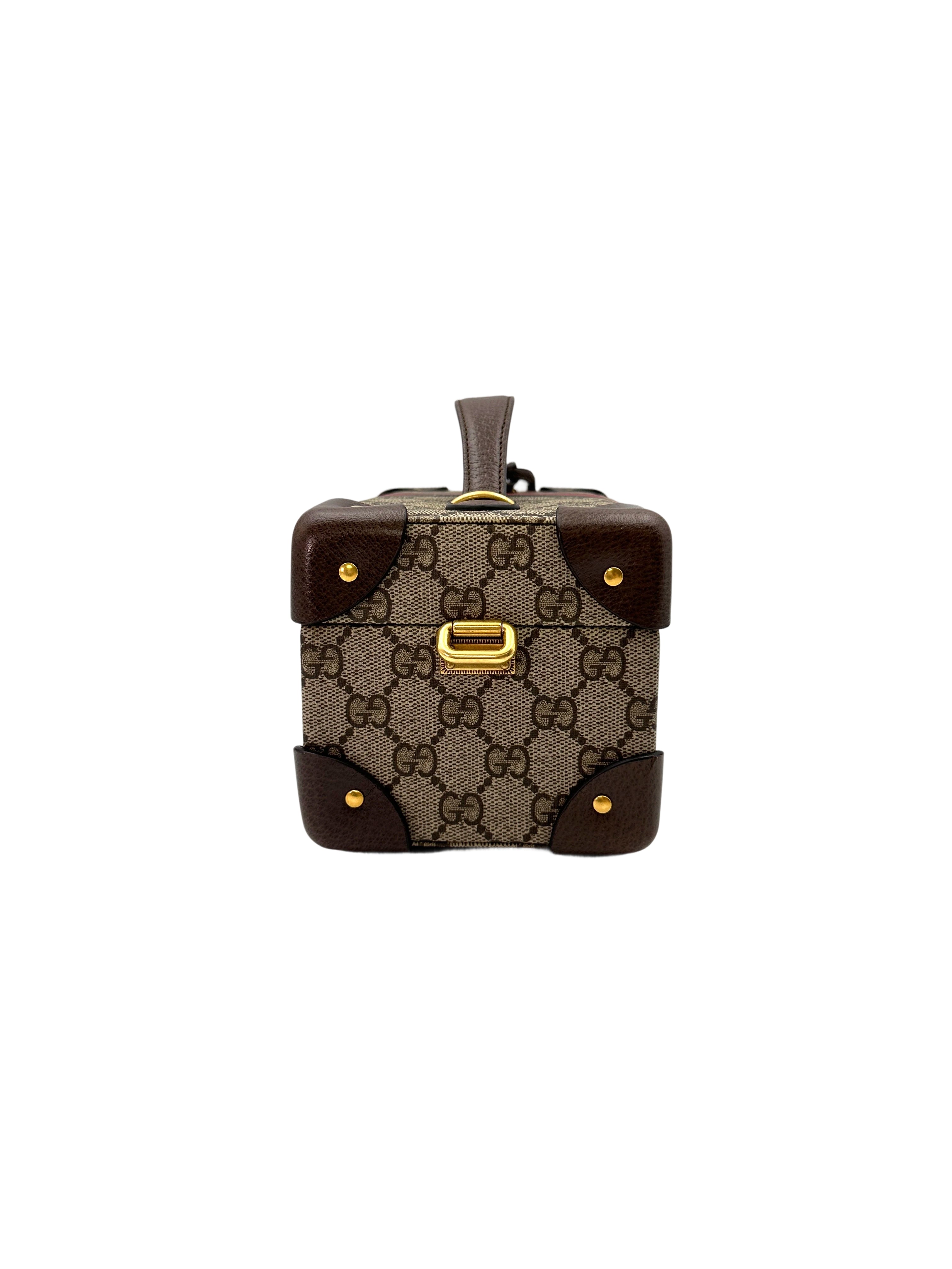 Gucci Savoy GG Supreme Monogram Rigid Trunk Box GG769