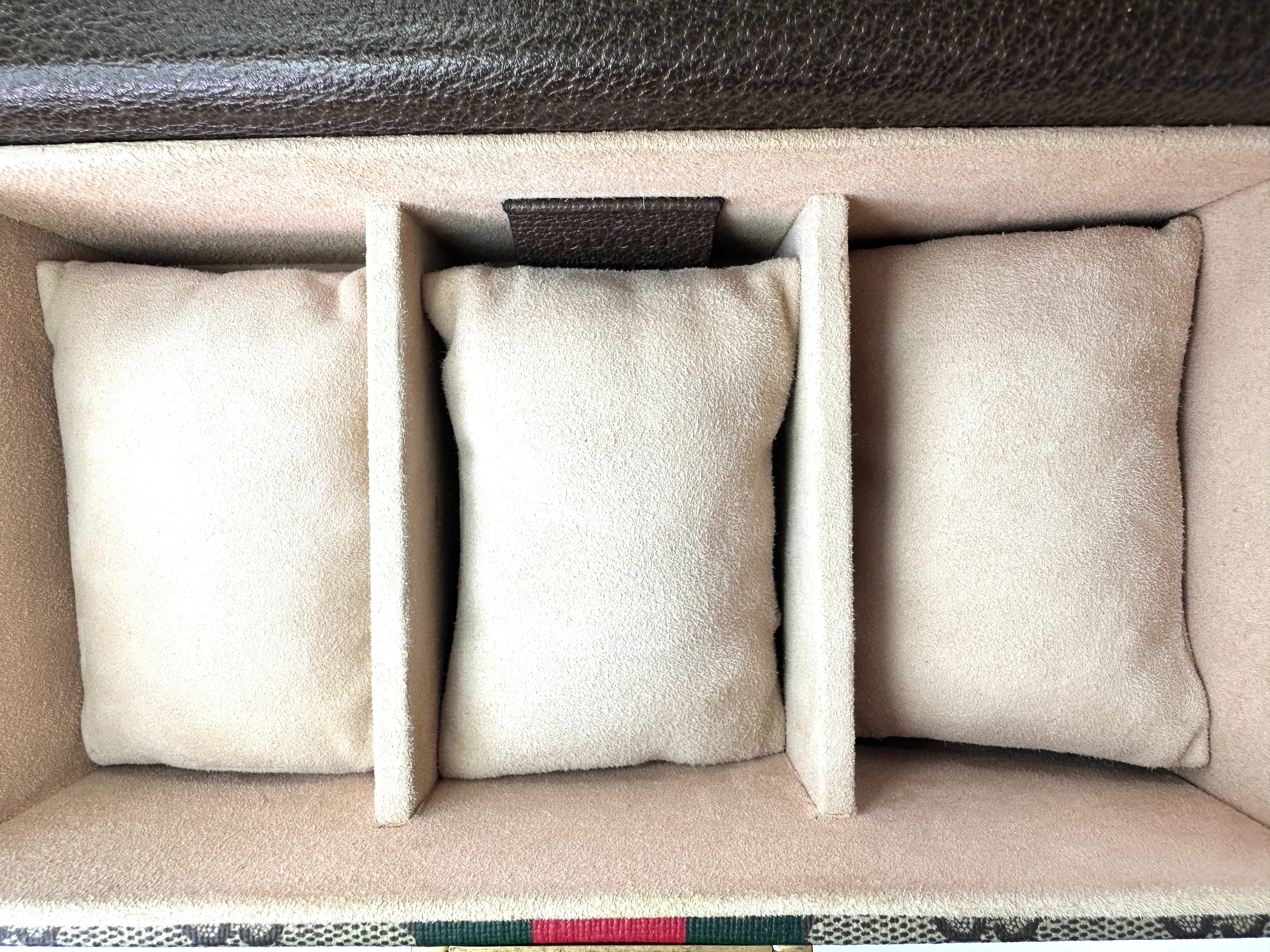 Gucci Savoy GG Supreme Monogram Rigid Trunk Box GG769