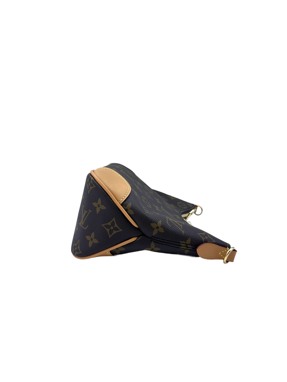 Louis Vuitton Bunlogne Monogram Canvas Shoulder Bag With Brown Cowhide Leather Trim LVD260413