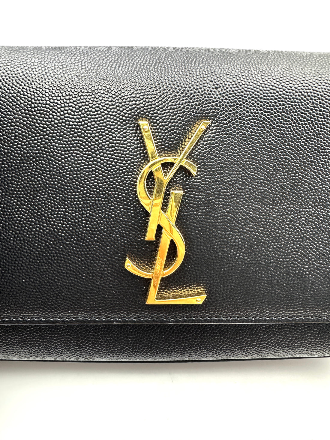 Saint Laurent Kate Black Leather Shoulder Bag SL175