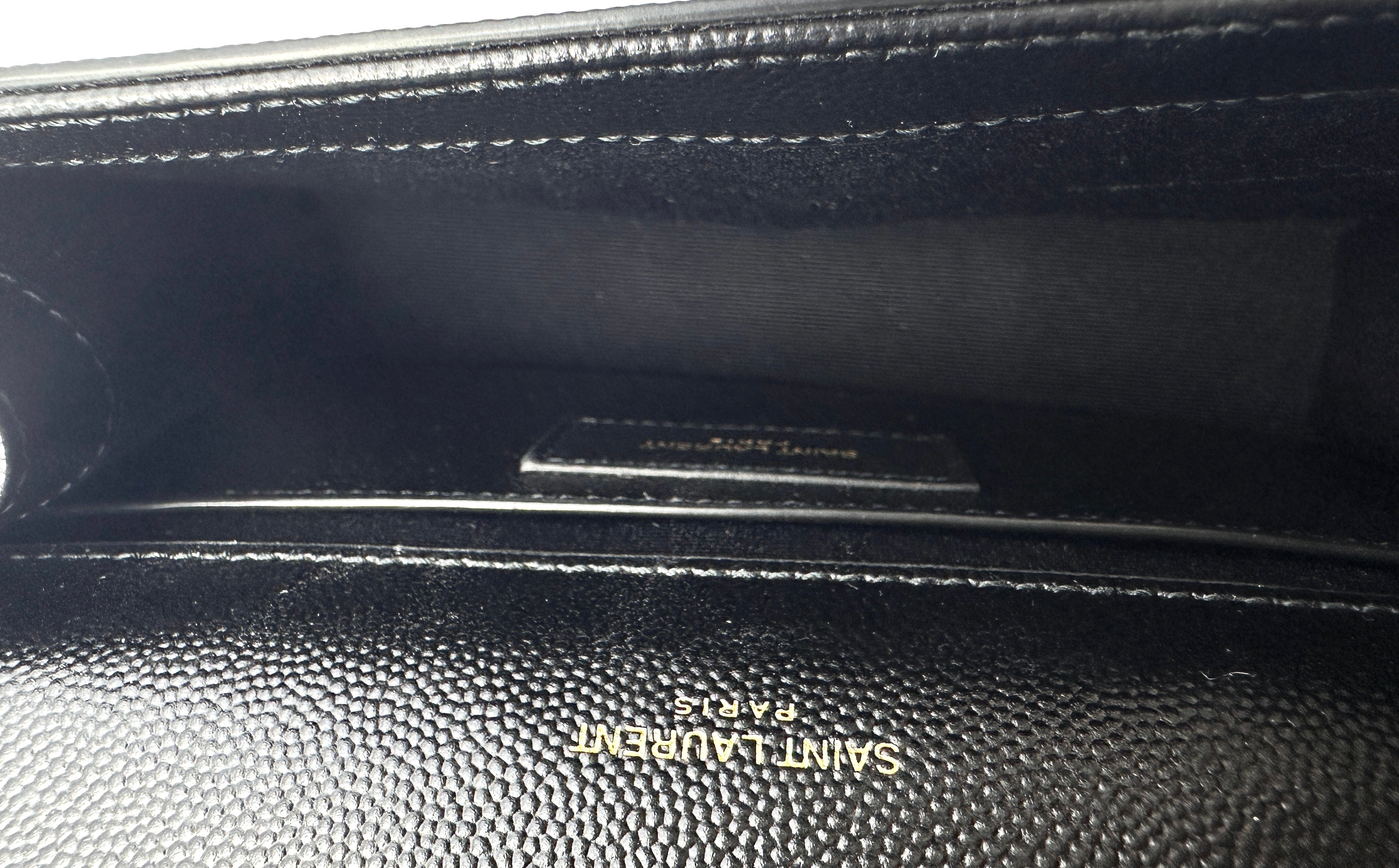 Saint Laurent Kate Black Leather Shoulder Bag SL175