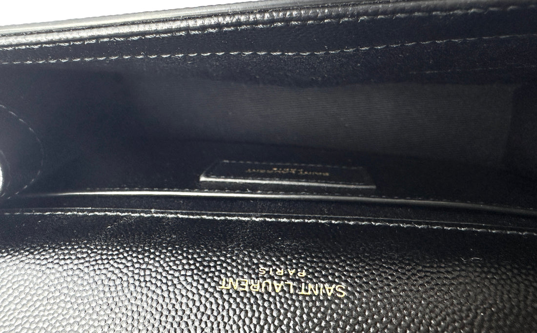 Saint Laurent Kate Black Leather Shoulder Bag SL175