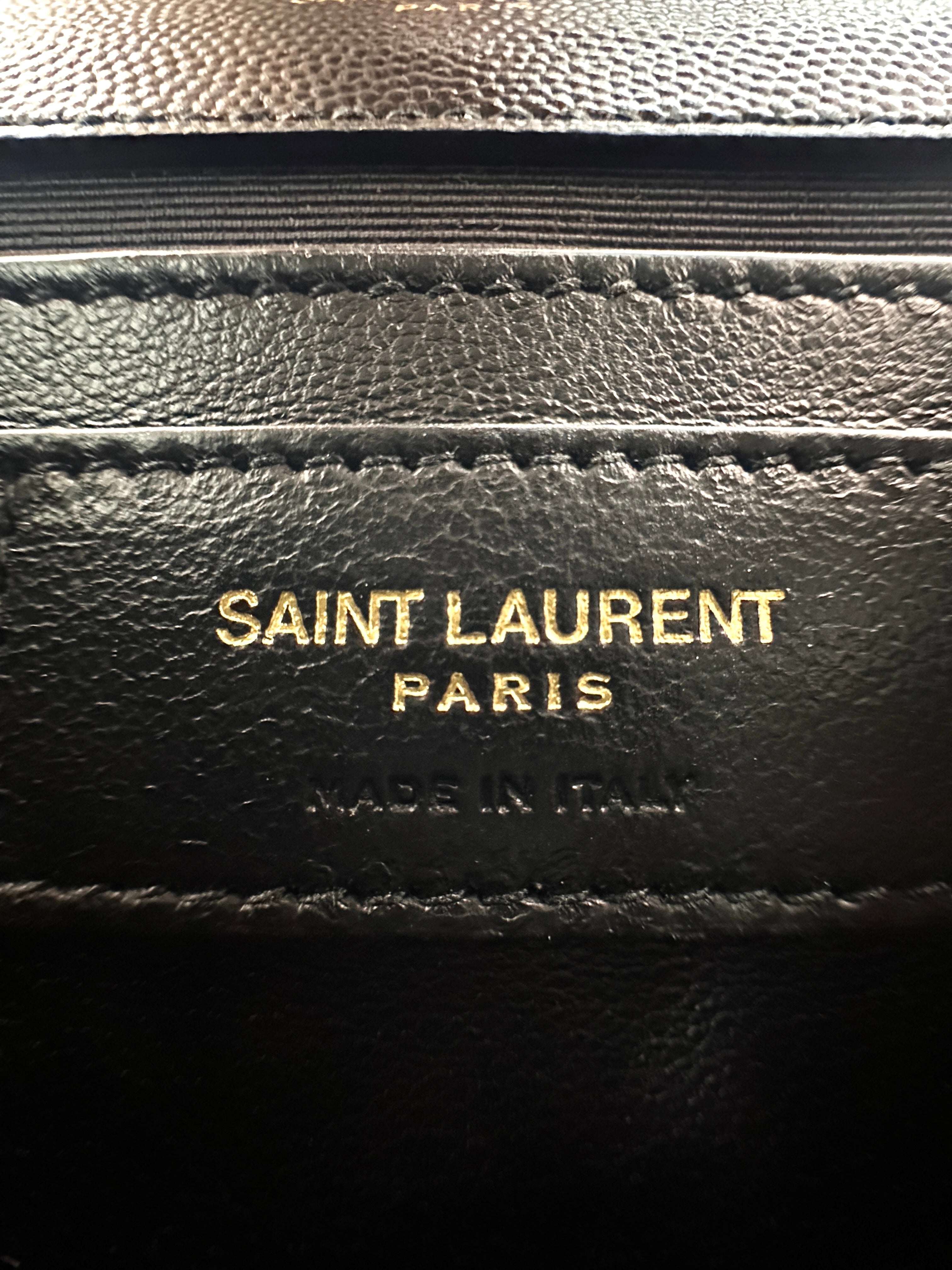 Saint Laurent Kate Black Leather Shoulder Bag SL175