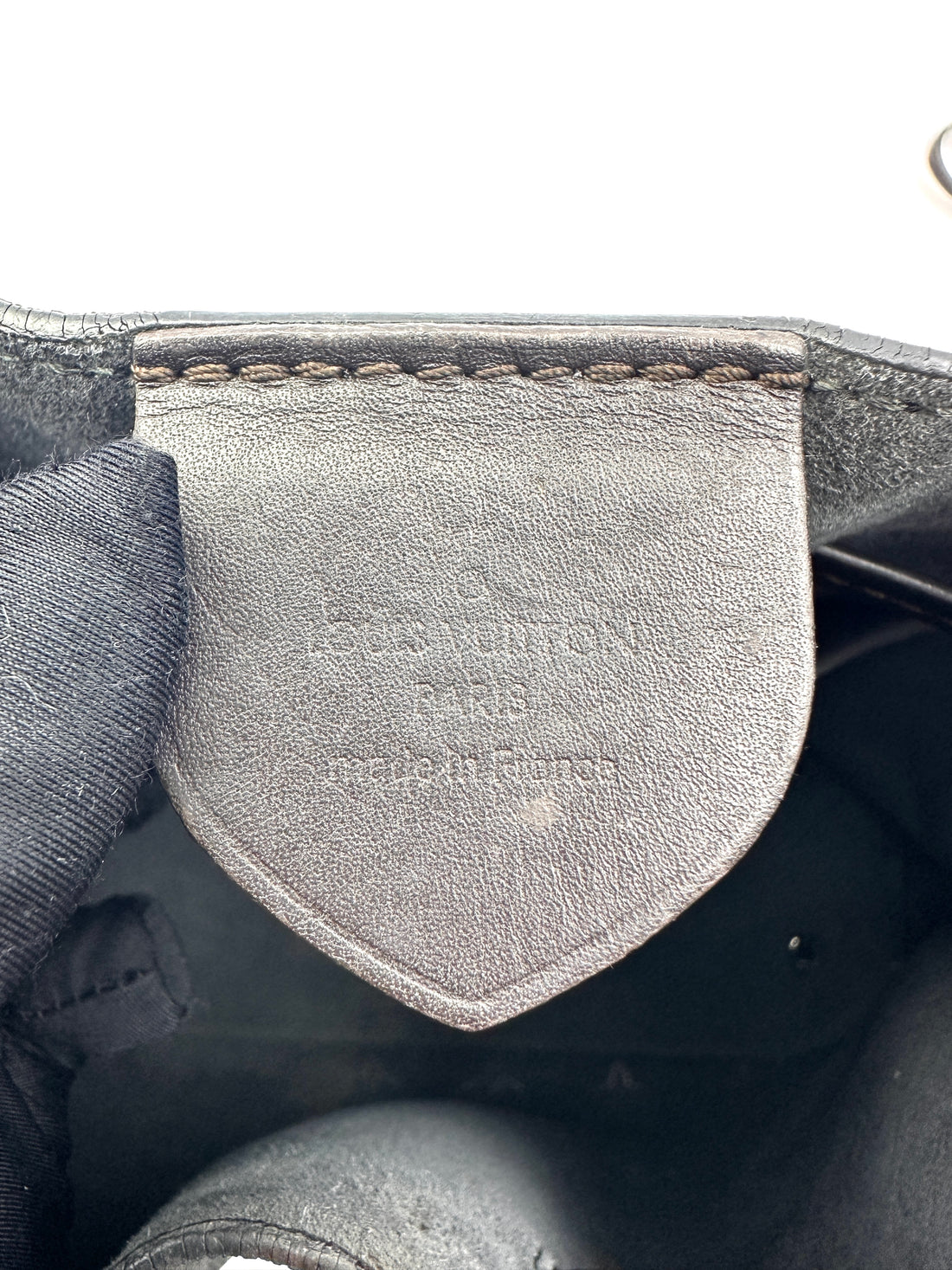 Louis Vuitton Girolata Mahina Black Monogram Perforated Leather Bucket Bag With Pouch IRIS084