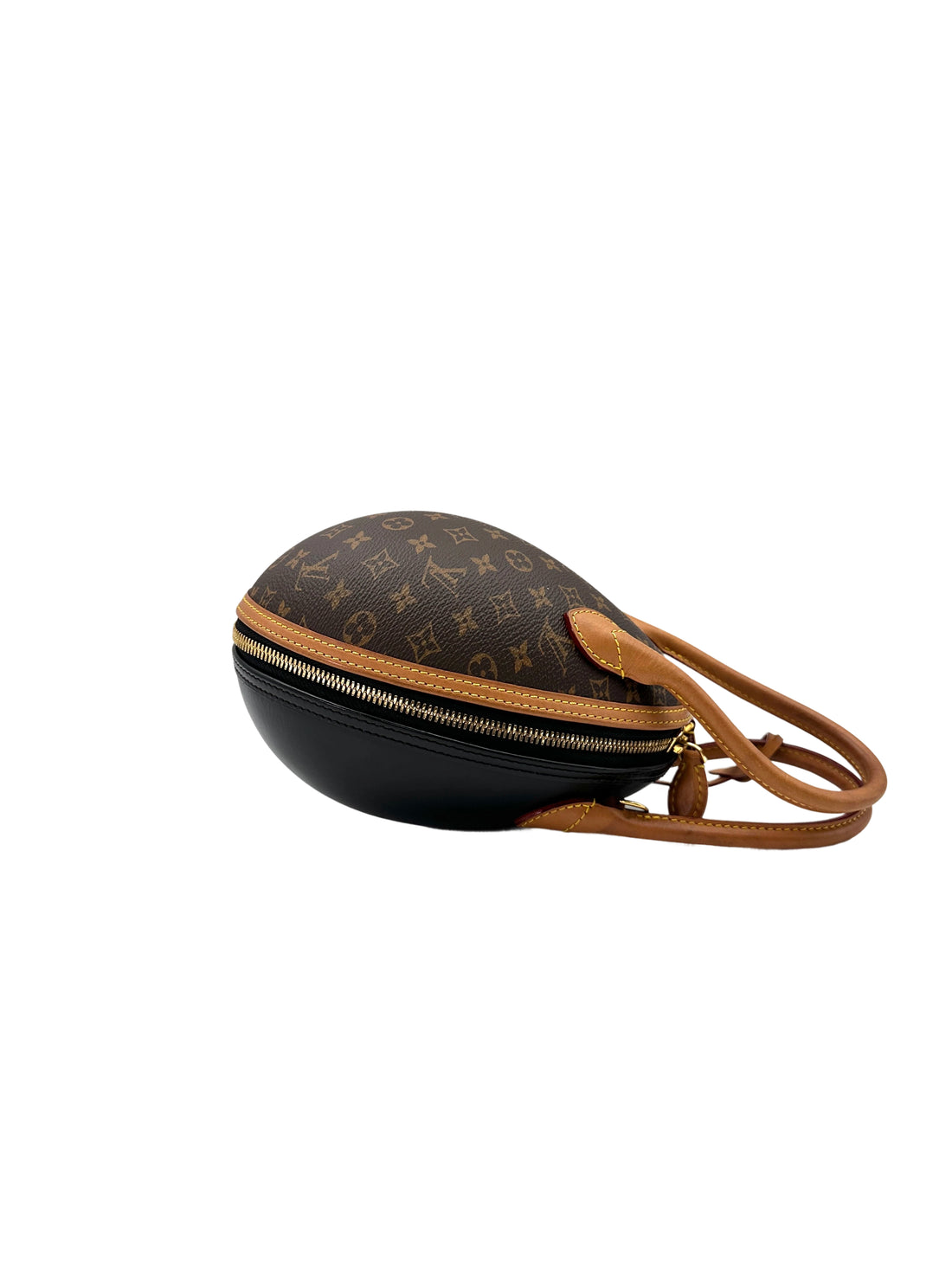 Louis Vuitton Monogram Canvas And Leather Handle Egg Bag LV2205