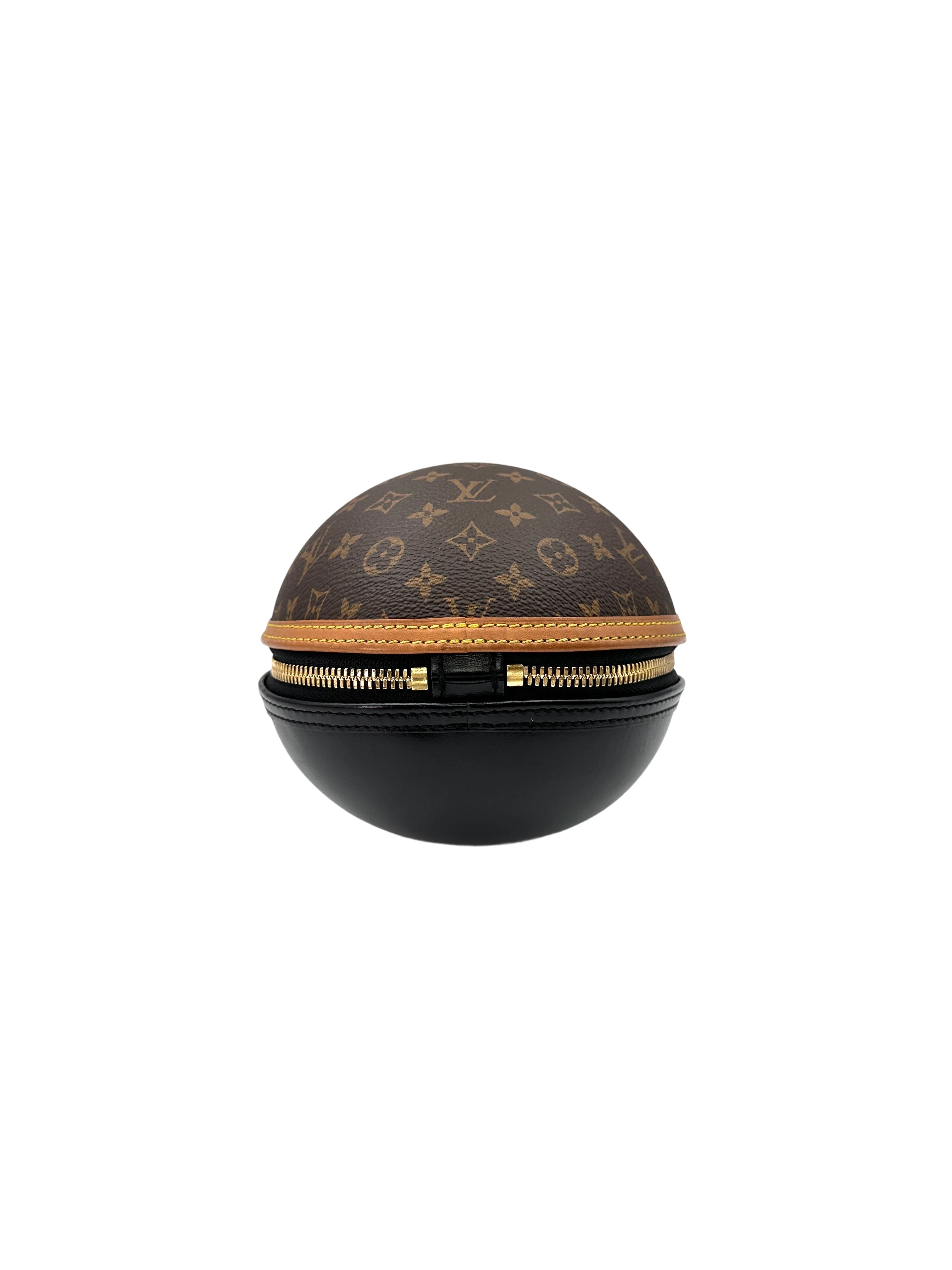 Louis Vuitton Monogram Canvas And Leather Handle Egg Bag LV2205