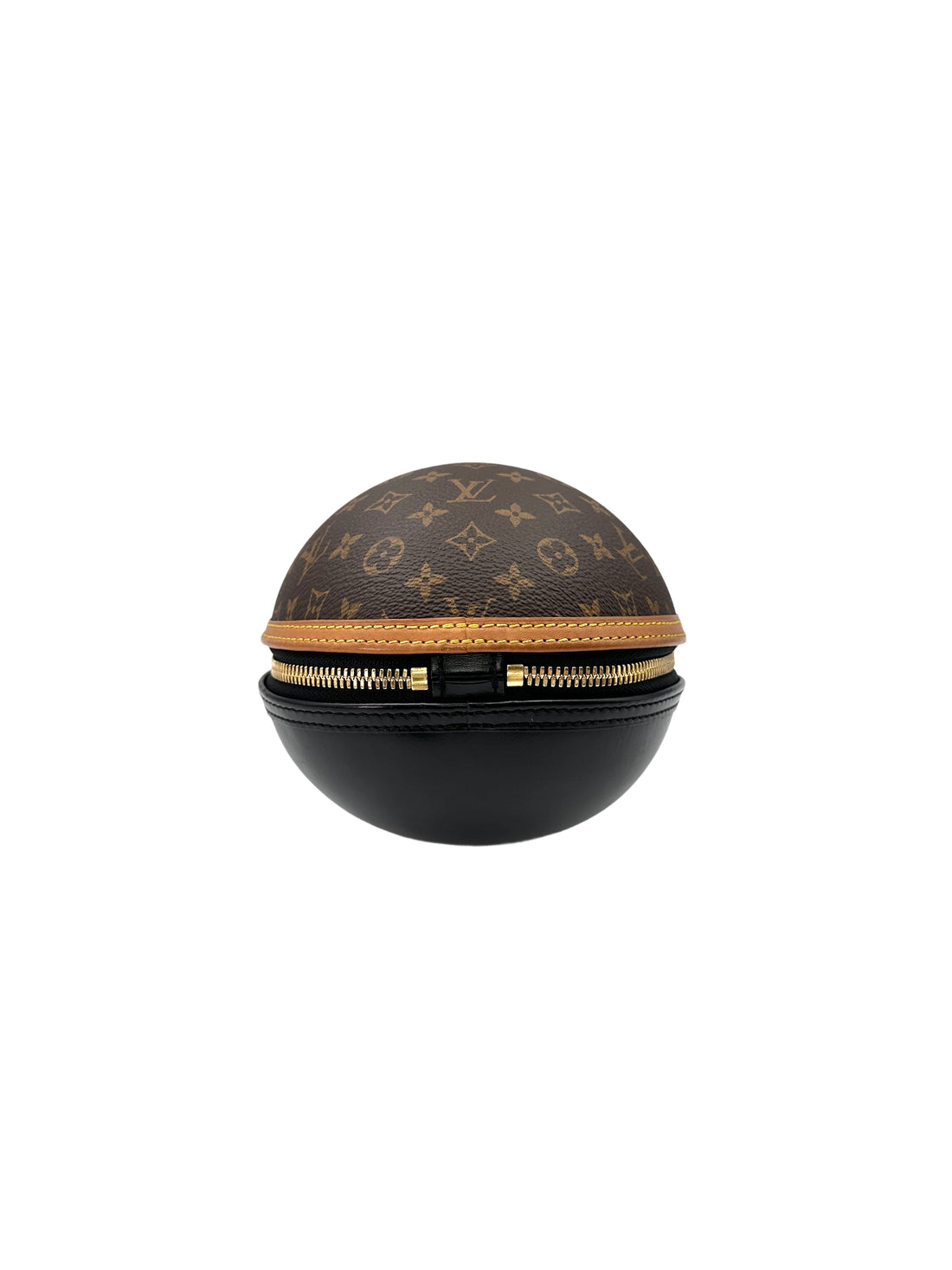 Louis Vuitton Monogram Canvas And Leather Handle Egg Bag LV2205