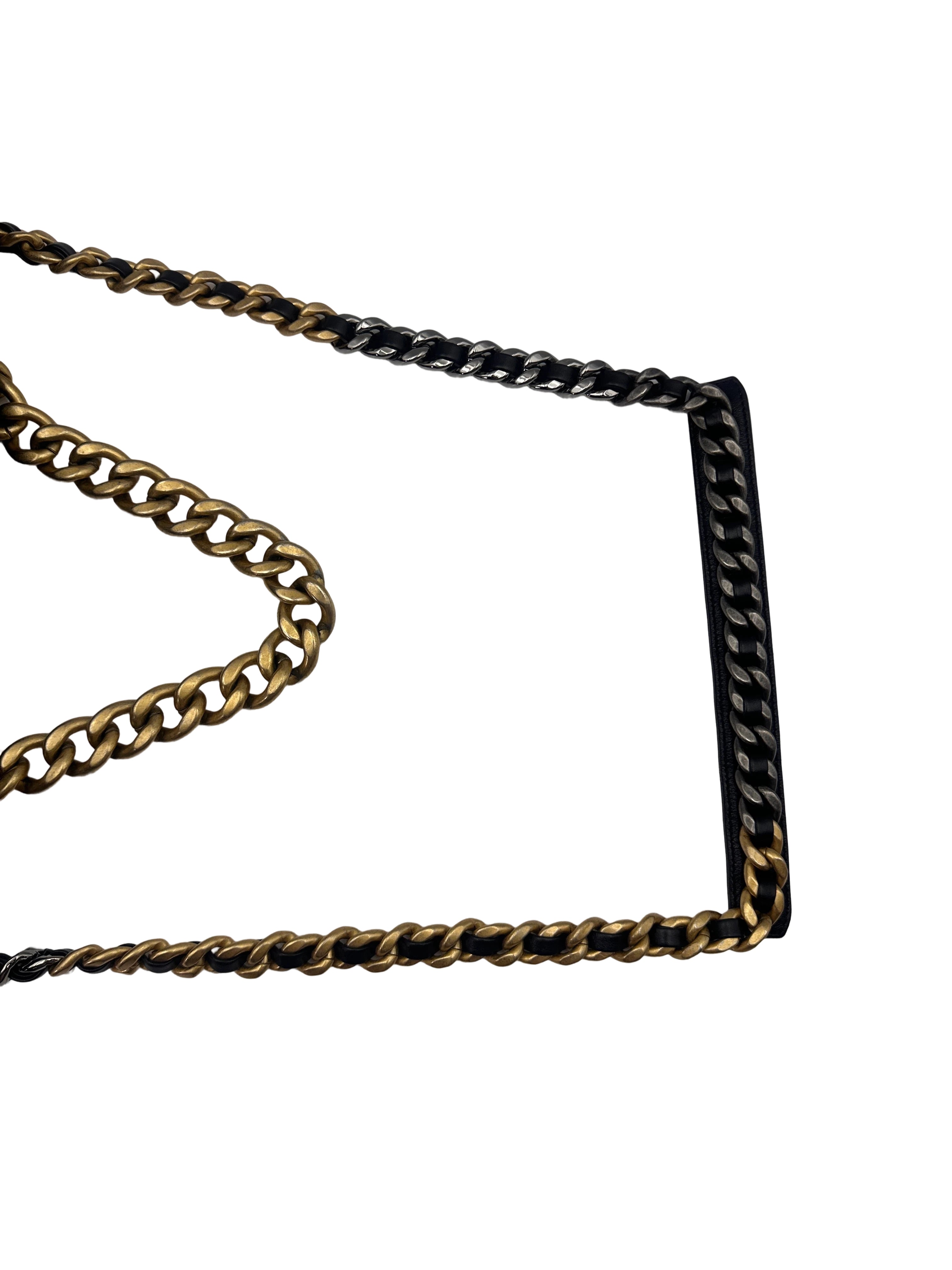Chanel 19 Black Quilted Leather Large Size Flap Bag With Gold Buckle(29***80) CC1576