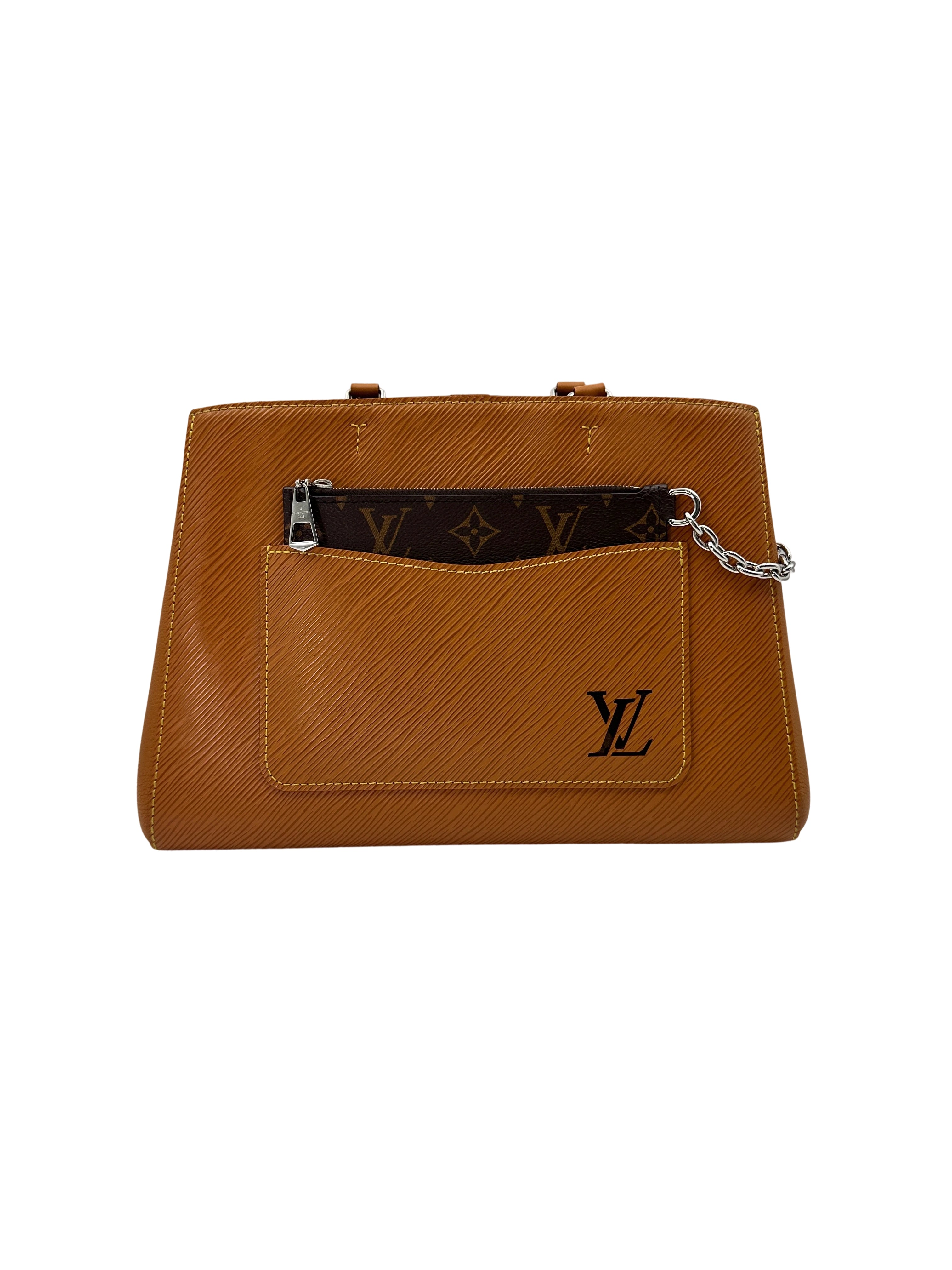 Louis Vuitton Marelle Caramel Epi Leather Shoulder Bag LV2210
