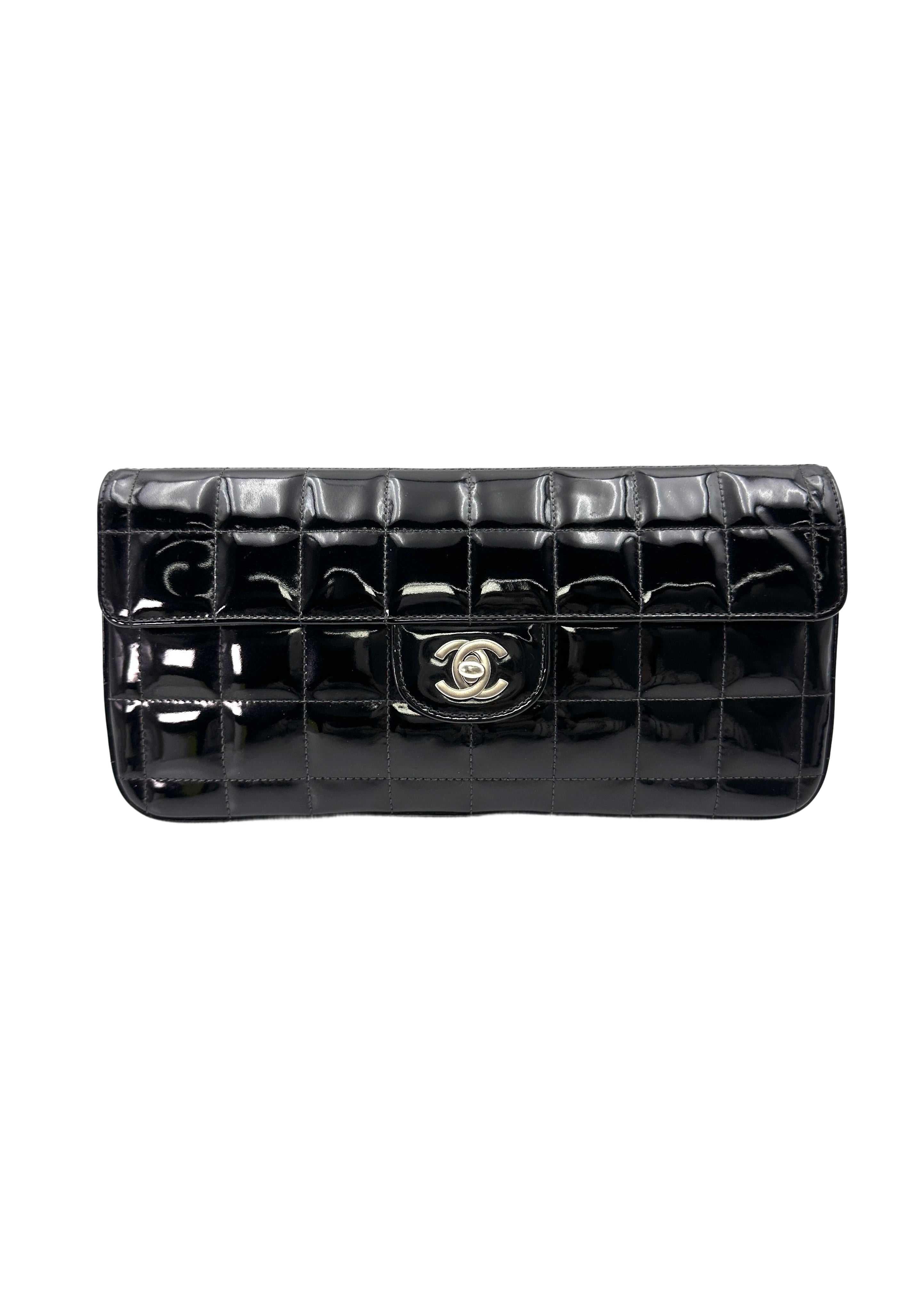 Chanel Chocolate Bar Black Quilted Leather Flap Bag(64***53) CC1578