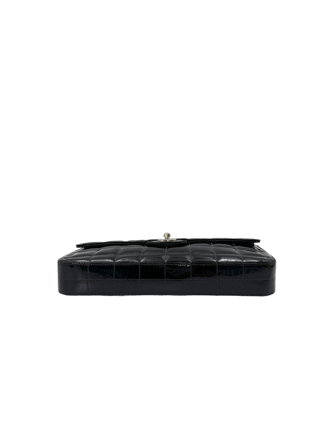 Chanel Chocolate Bar Black Quilted Leather Flap Bag(64***53) CC1578