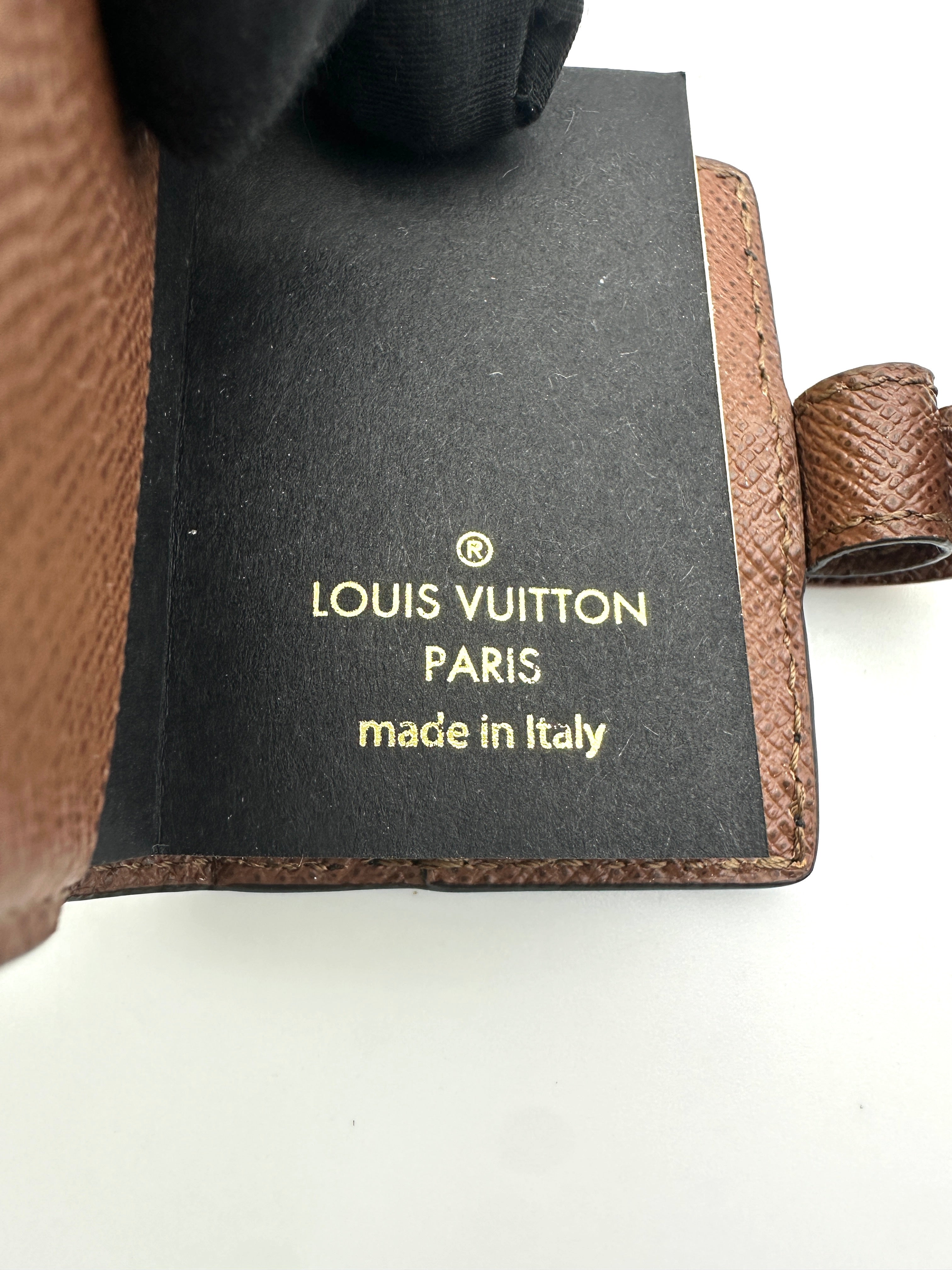Louis Vuitton Monogram LV Book Key Ring Bag Charm LV2209