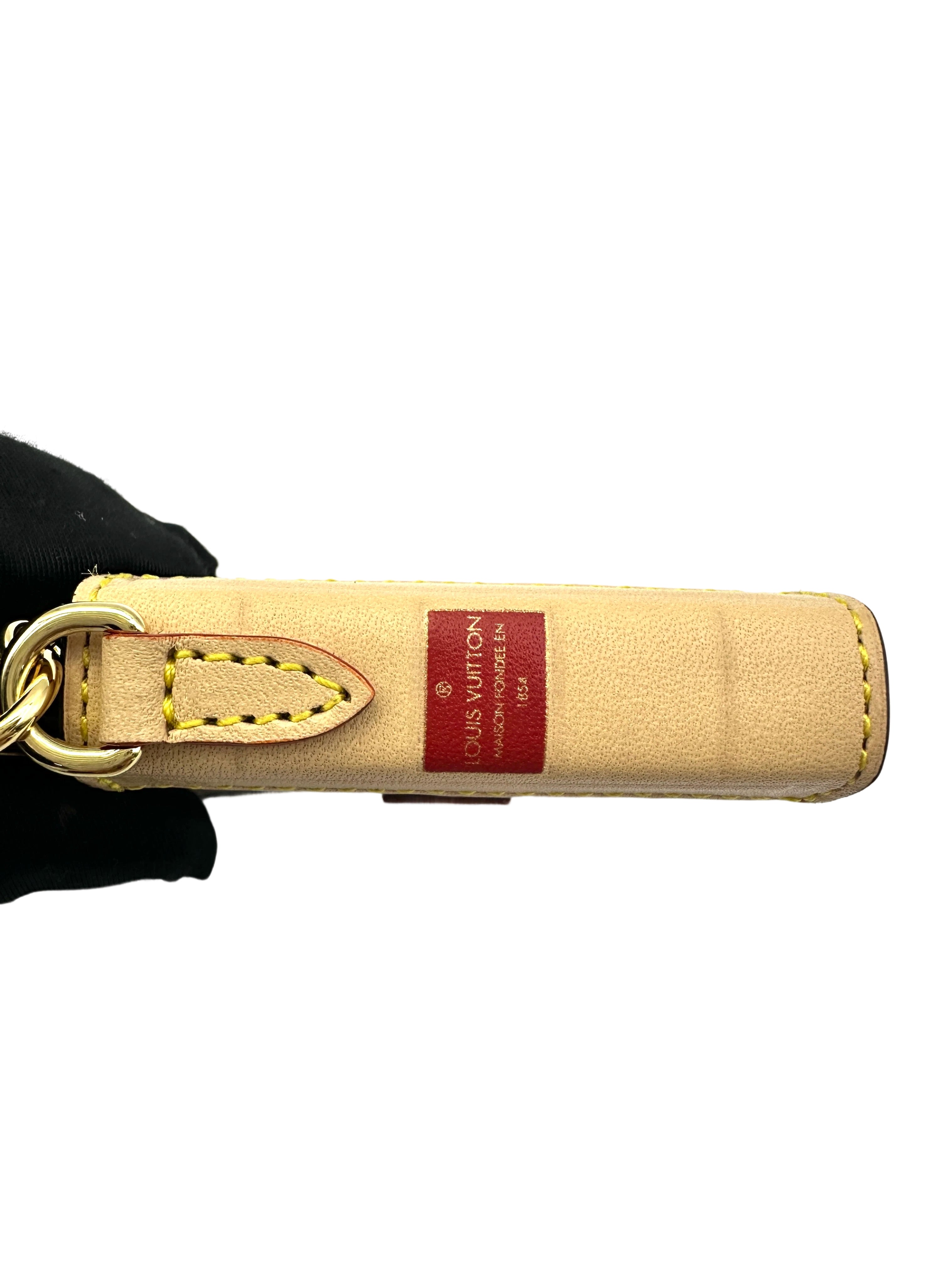 Louis Vuitton Monogram LV Book Key Ring Bag Charm LV2209