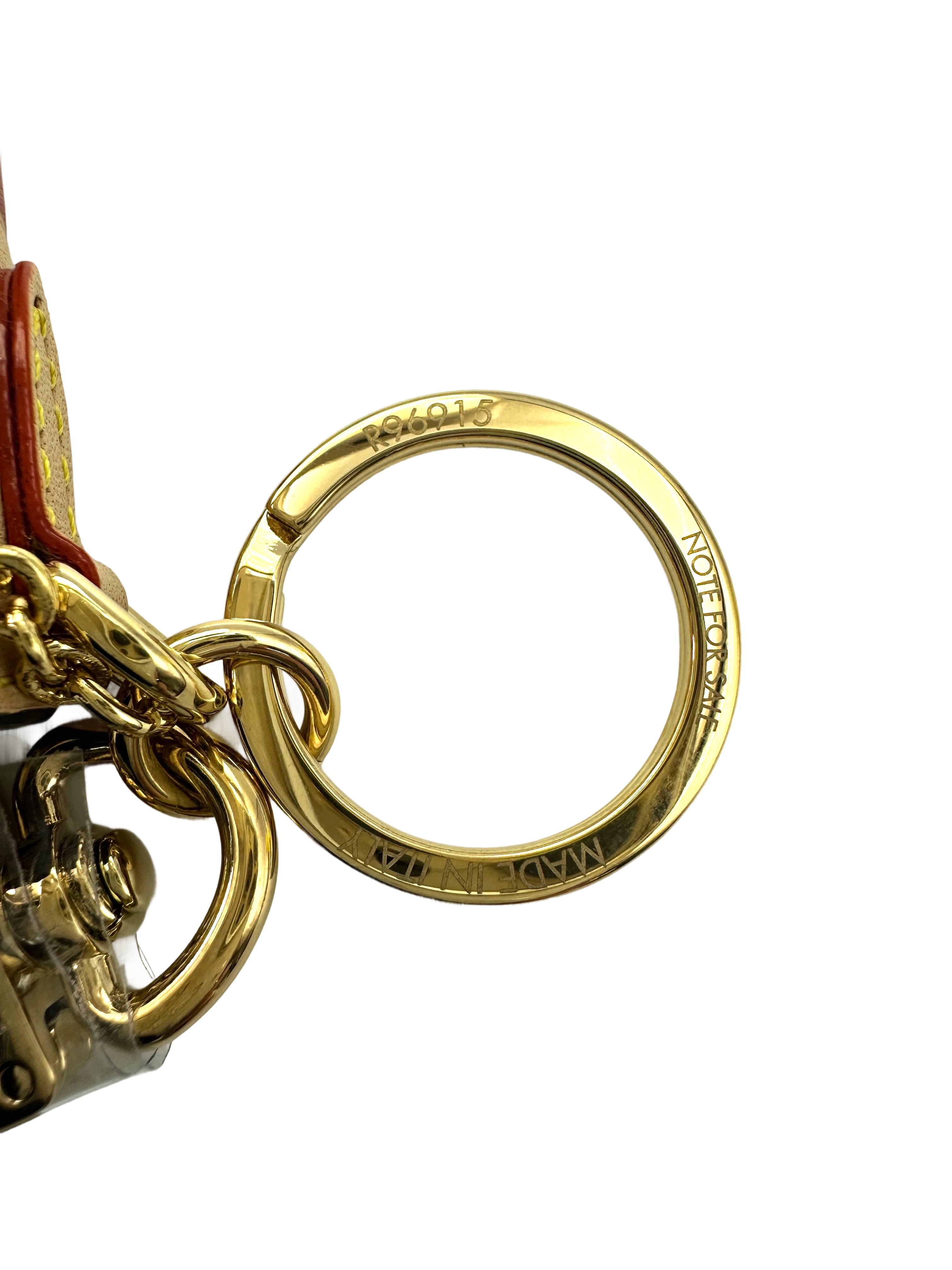 Louis Vuitton Monogram LV Book Key Ring Bag Charm LV2209