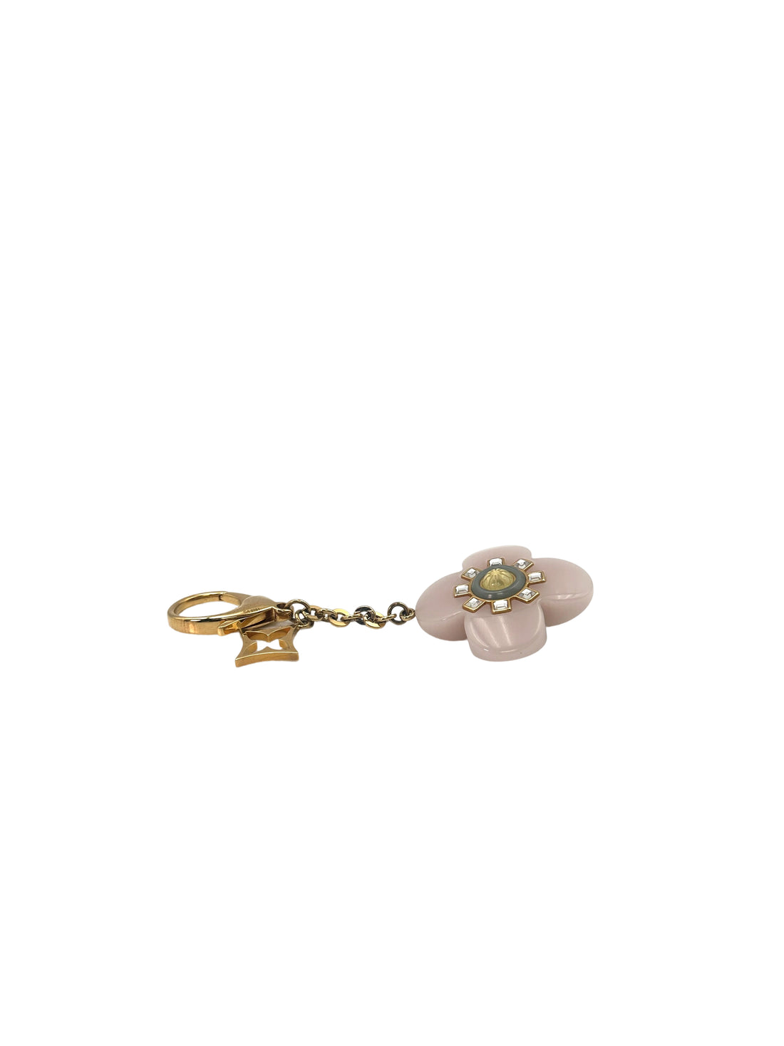Louis Vuitton White Resin Flower Bag Charm LV2214