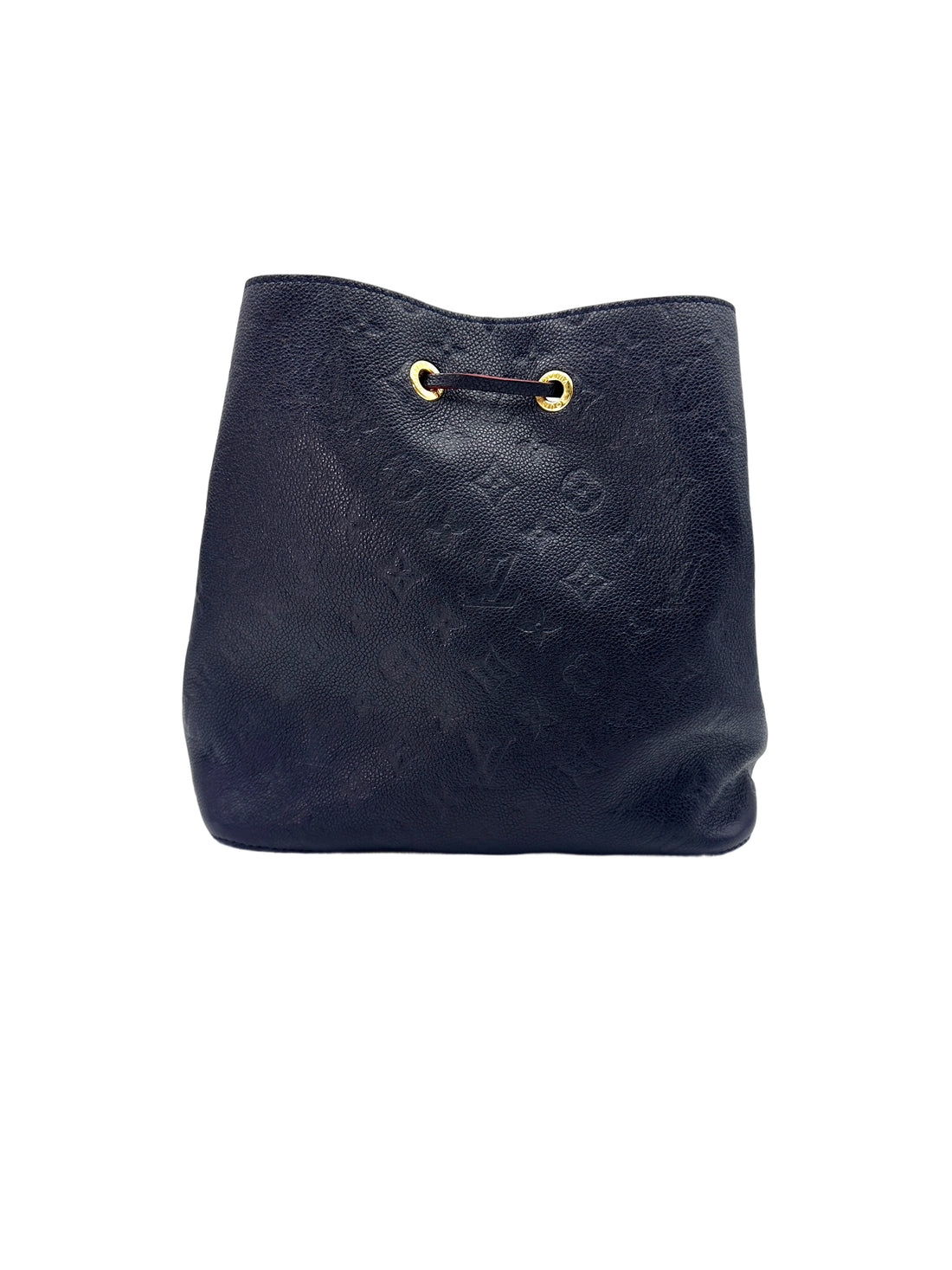 Louis Vuitton NeoNeo MM Black Monogram Empreinte Leather Bucket Bag LV2225