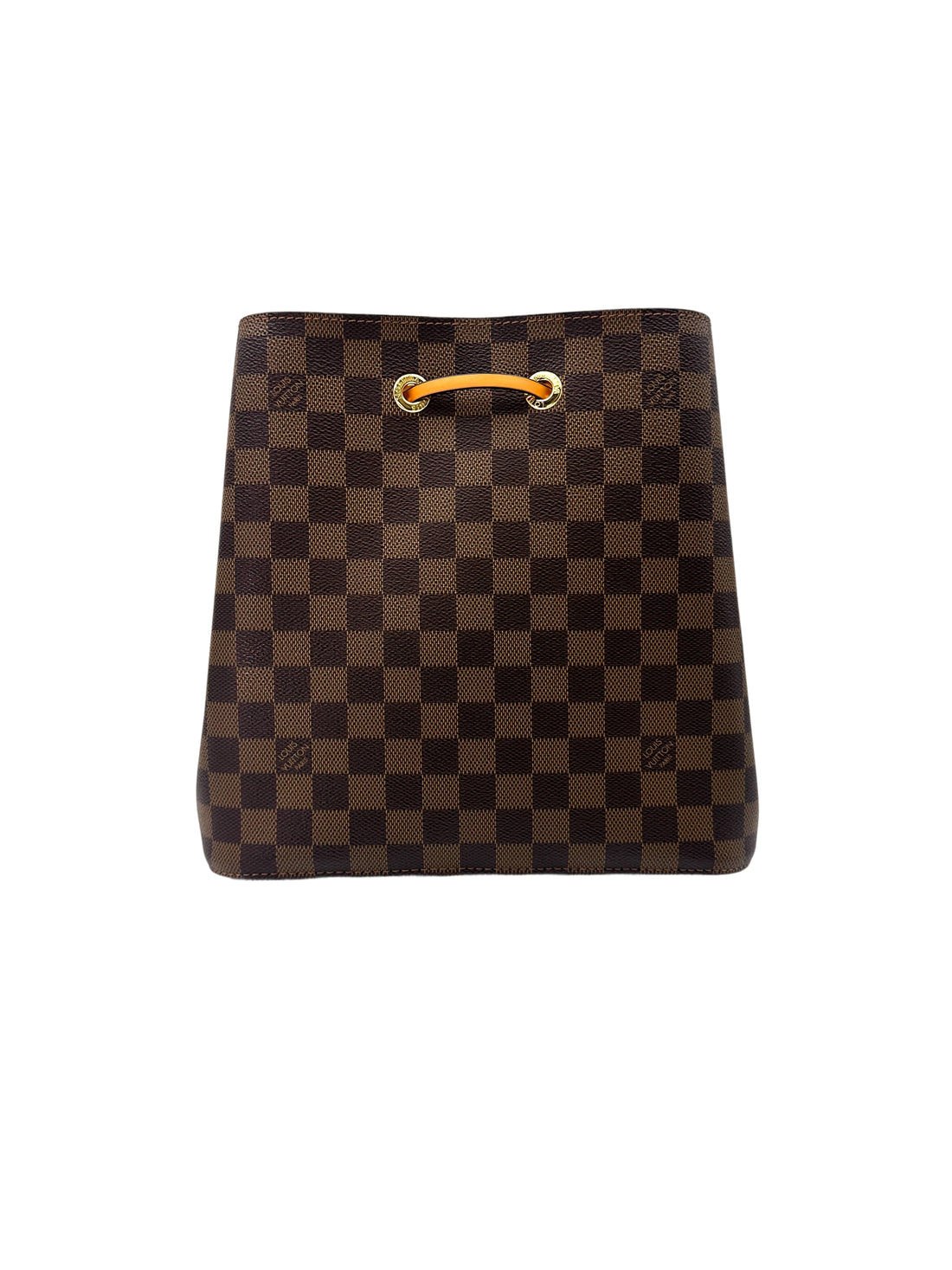 Louis Vuitton NeoNeo Monogram Canvas Bucket Bag With Brown Drawstring LV2224