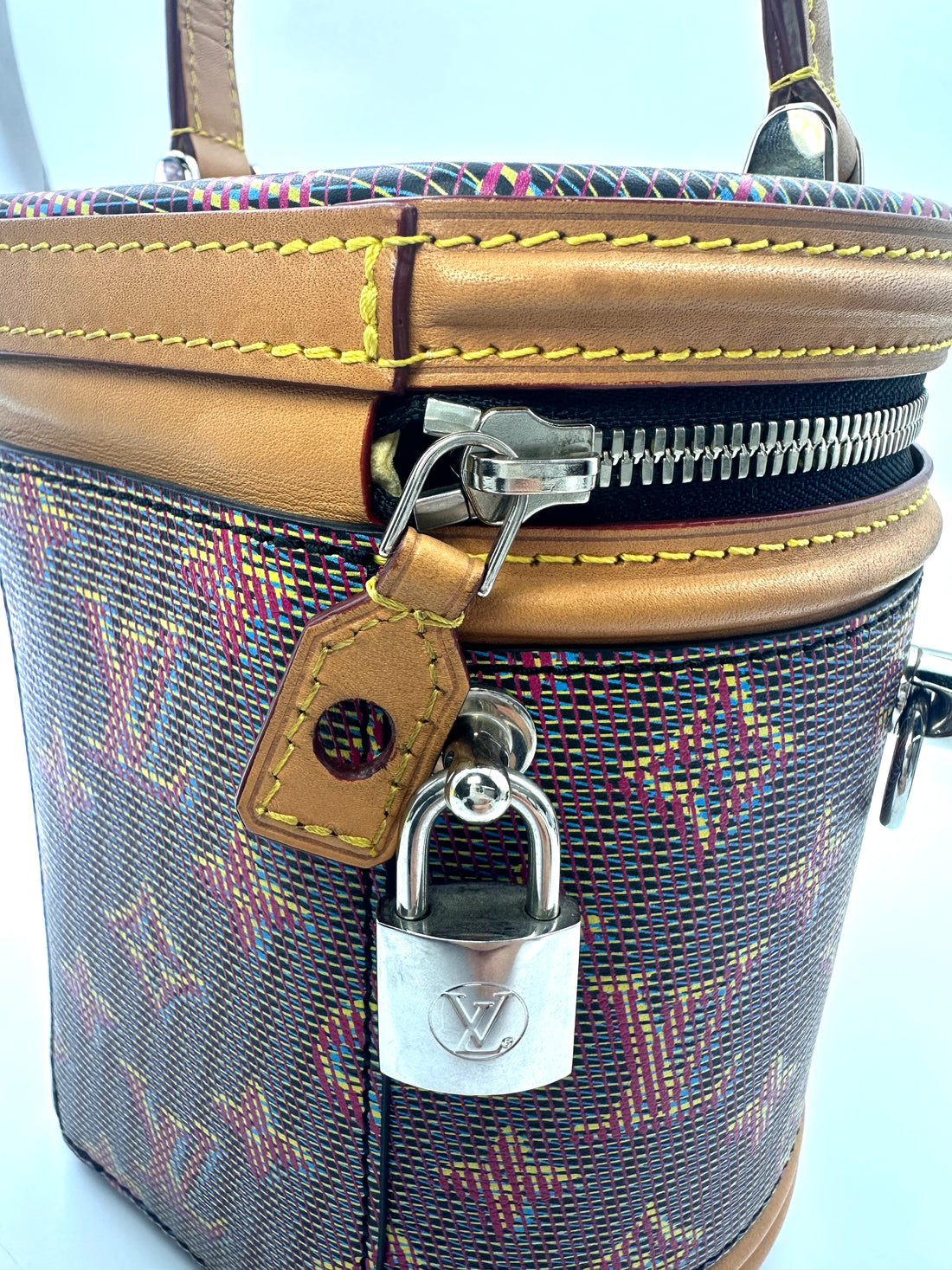Louis Vuitton Limited Edition LV Pop Monogram Cannes Handle Bag LV2226