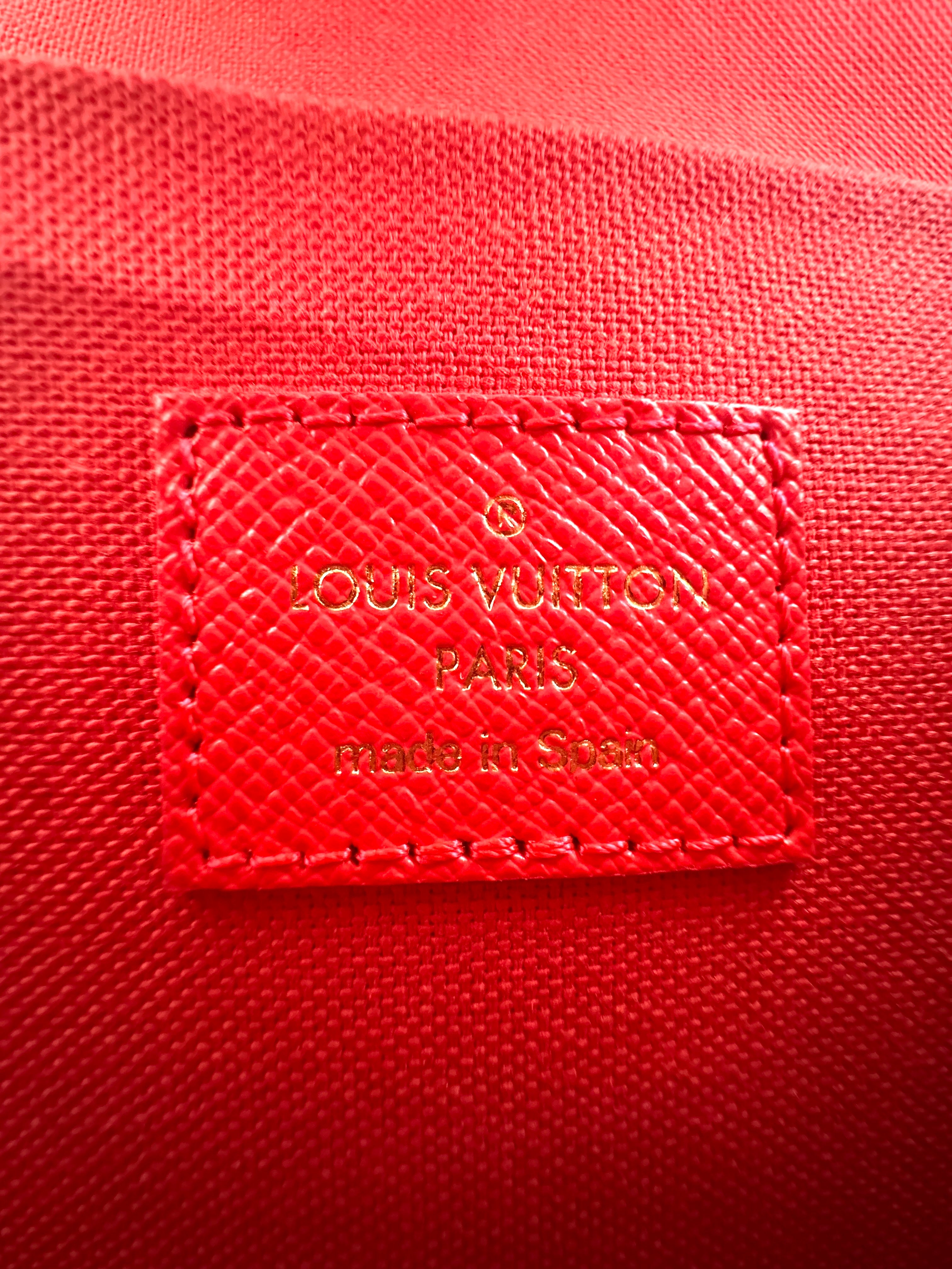 Louis Vuitton Monogram 2022 Christmas Animation "Chengdu" Pochette Felicie Chain Wallet LV2227